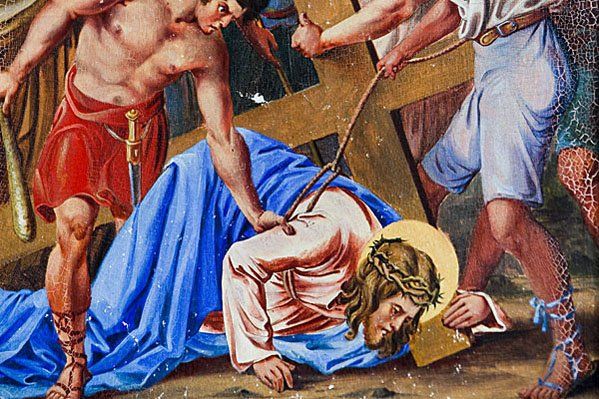 Kreuzigung von Jesus Christus am Karfreitag