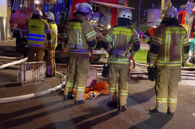 Die Feuerwehren Bludenz, Bürs und Bings waren mit insgesamt 150 Mann im Einsatz.