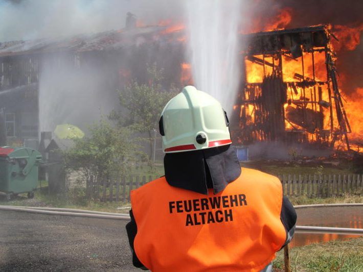 Wohnbereich ist komplett abgebrannt