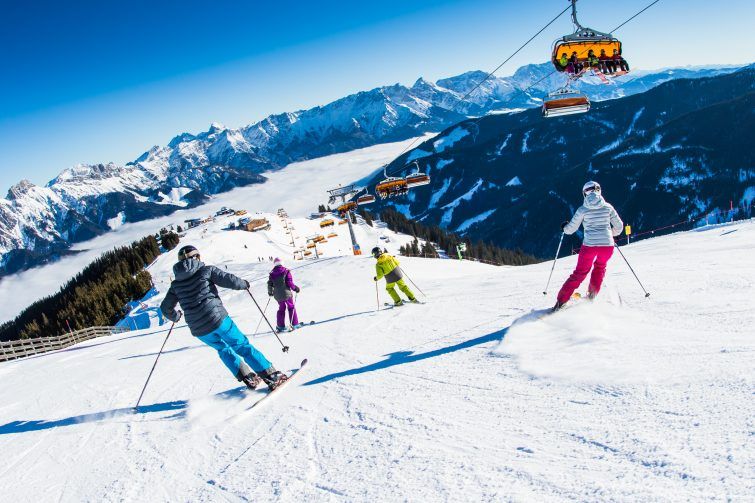 Saalbach Hinterglemm Leogang Fieberbrunn überzeugt mit modernsten Liftanlagen und einem vielfältigen Pistenangebot. © TVB Saalbach Hinterglemm