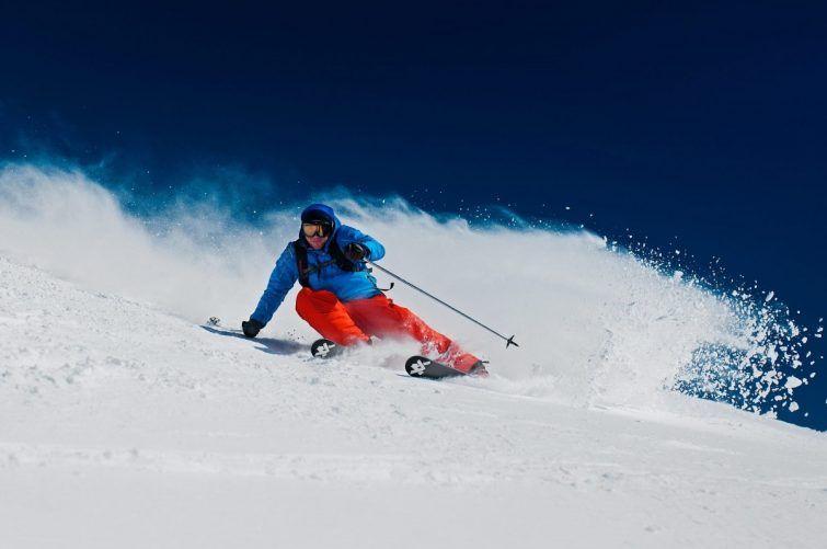 Für ambitionierte Skifahrer ist die berühmte Abfahrt 