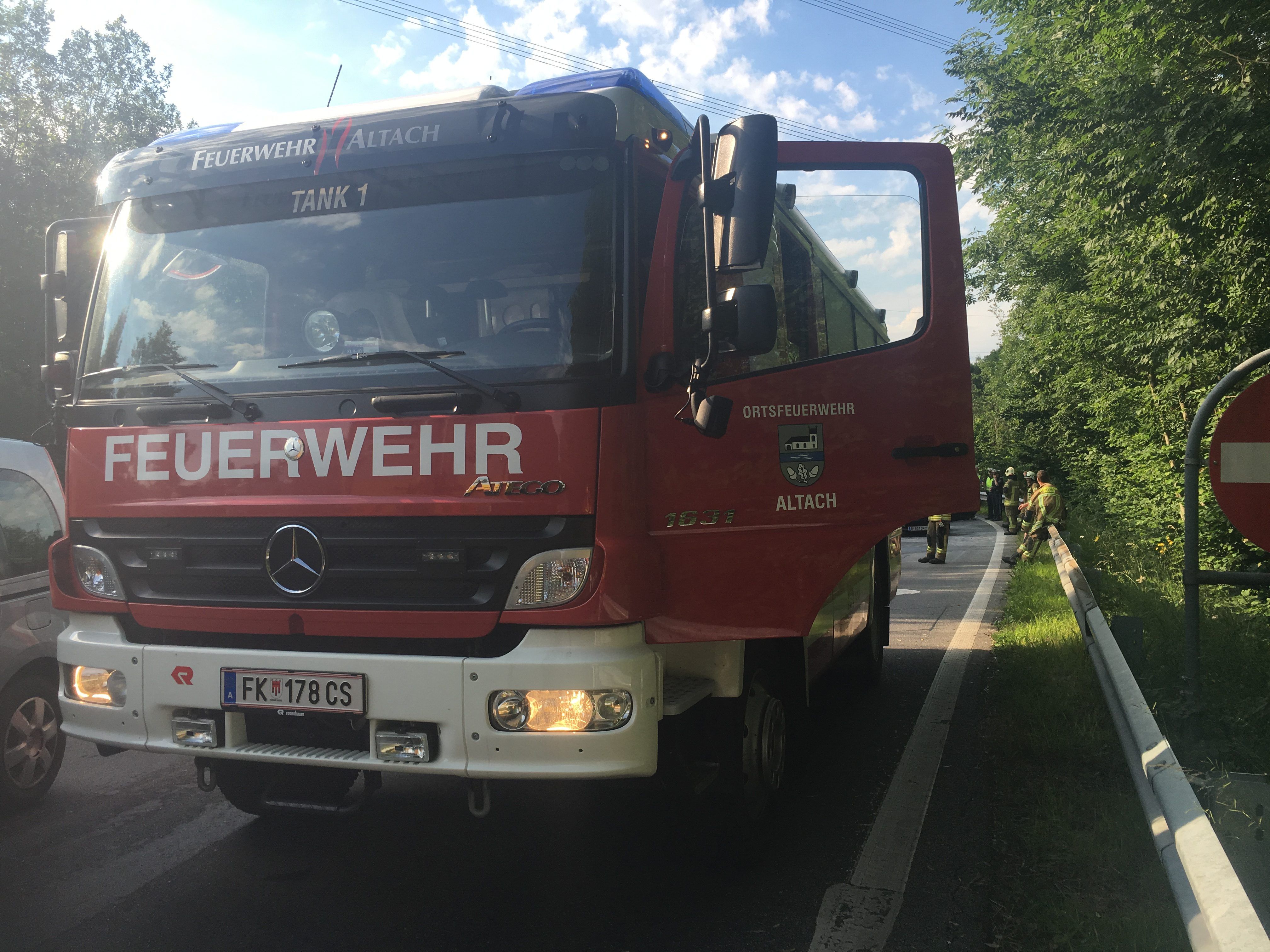 Der Unfall passierte bei der Herbstübung der feuerwehr Altach (Symbolbild).
