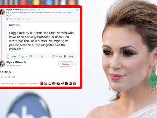 Auch Alyssa Milano wurde sexuell belästigt.