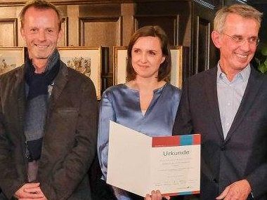 Das "Report"-Team des ORF beim Walther-Rode-Preis.