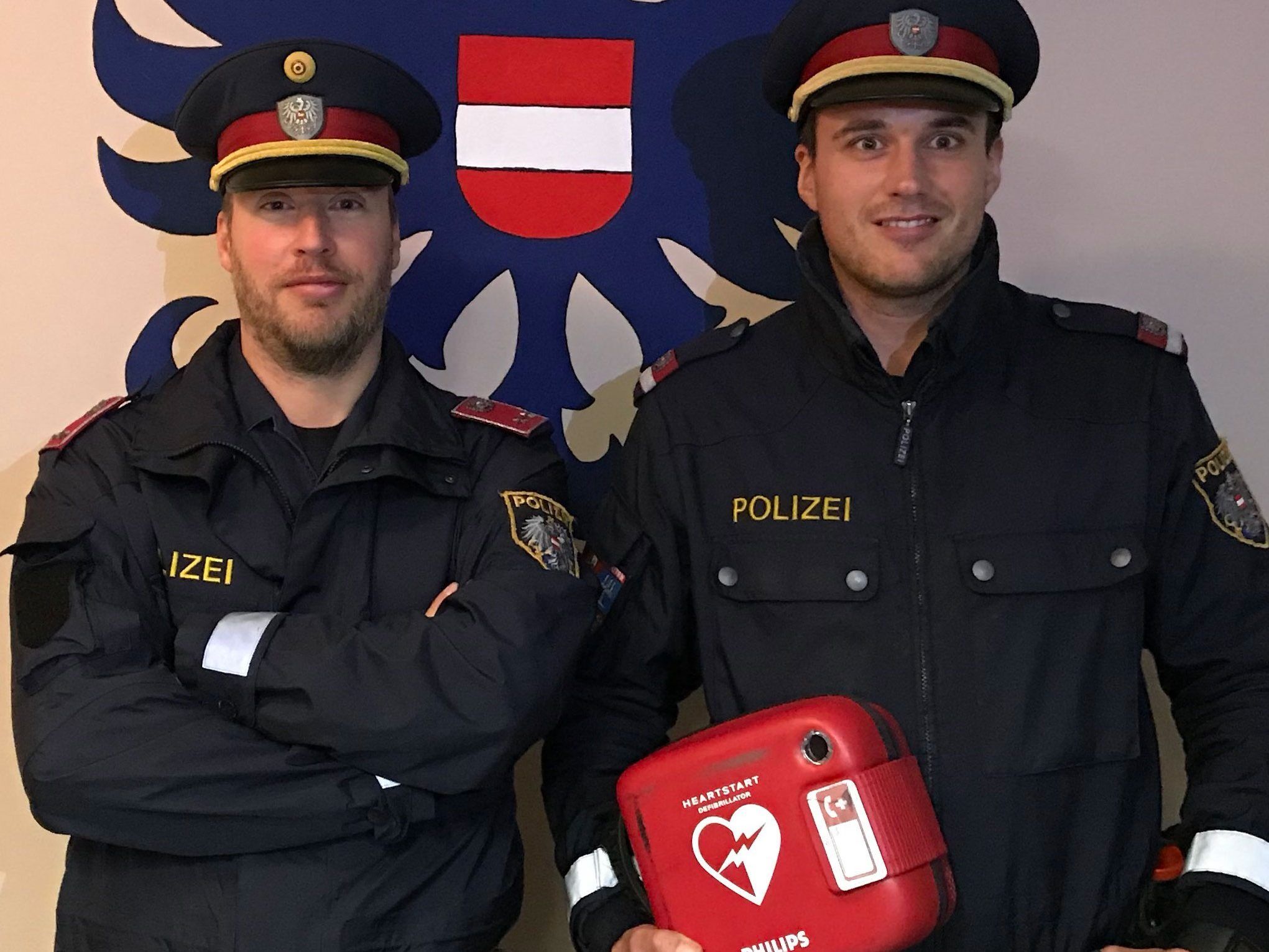 Die Polizisten konnten dem 63-Jährigen das Leben retten.