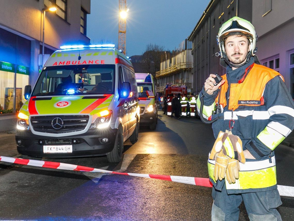 Das Gebäude musste evakuiert werden.