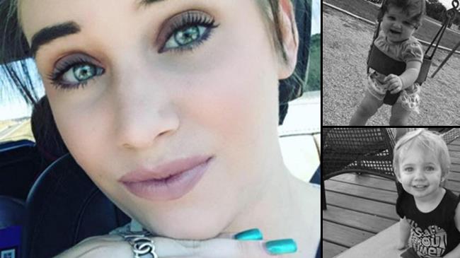 Amanda Hawkins (19) ließ ihre Kinder Brynn (1) und Addyson (2) über Stunden in ihrem heißen Auto. (Foto: family handouts)
