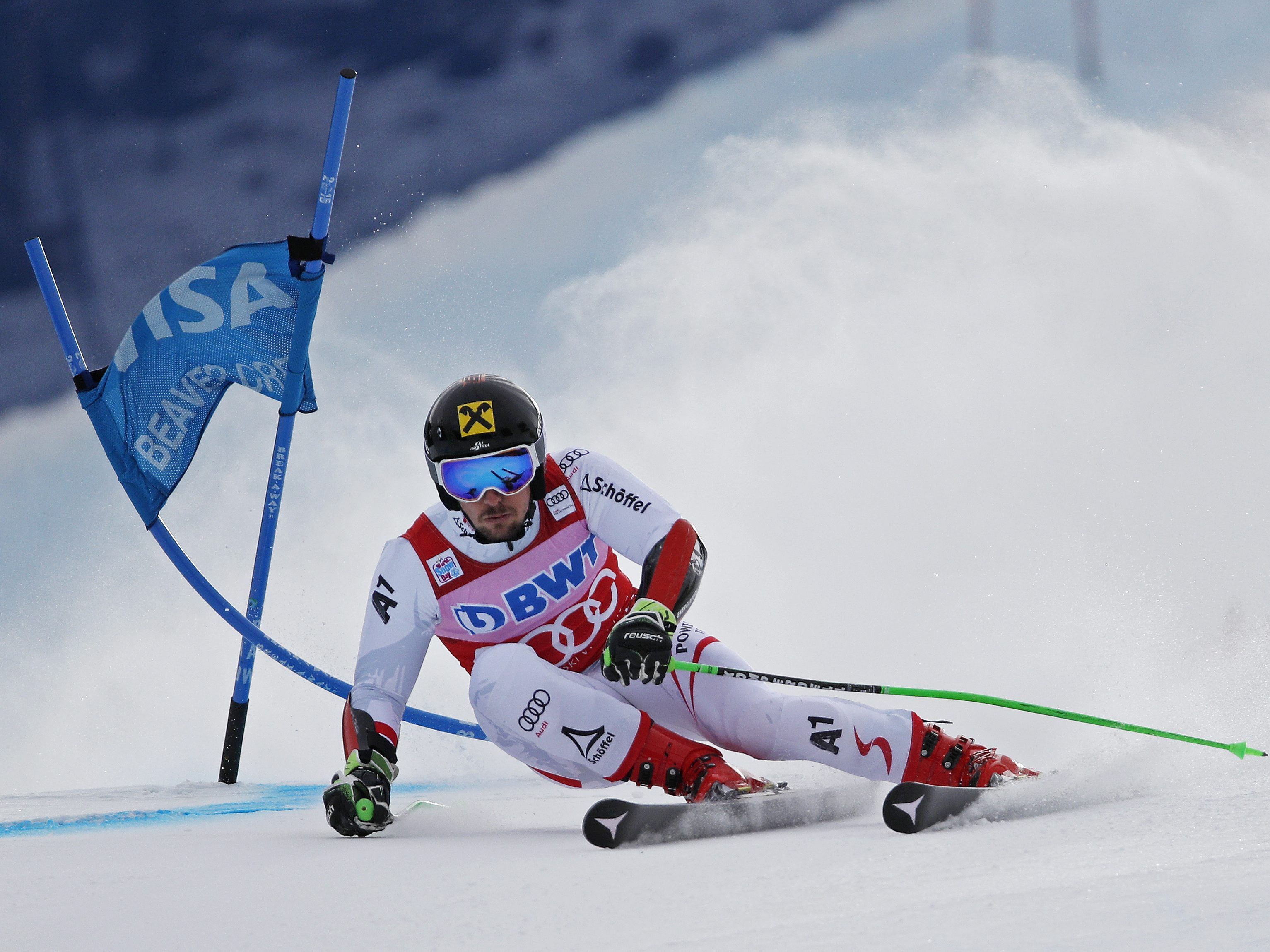 Hirscher ließ der Konkurrenz heute im 2. Durchgang keine Chance.