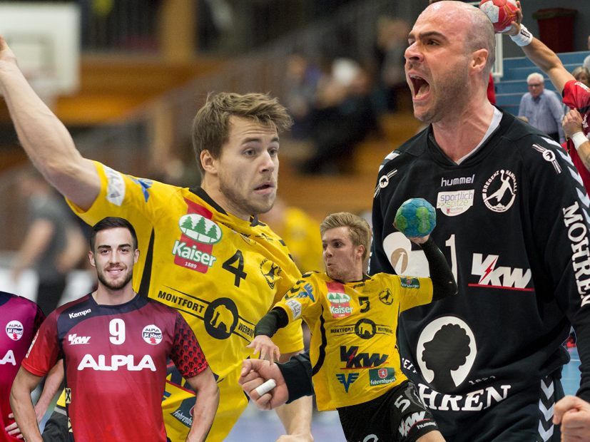 Insgesamt sechs Handballer aus Hard und Bregenz stehen im Kader.