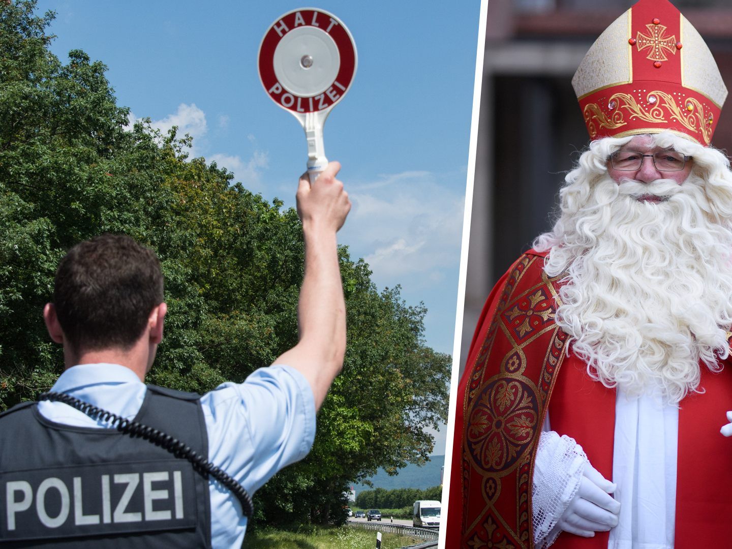 In Wien wurde der Nikolaus aus dem Verkehr gezogen.