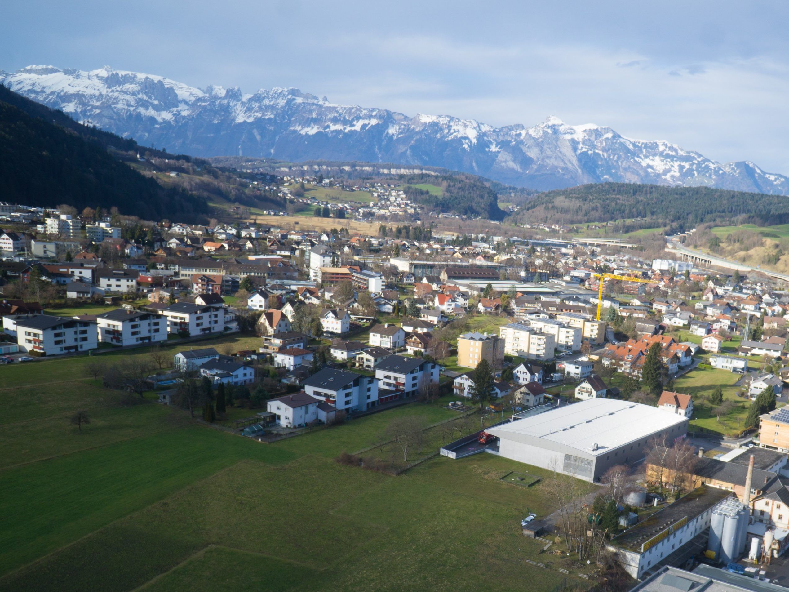 Das Grundstück des Marktes in Frastanz.