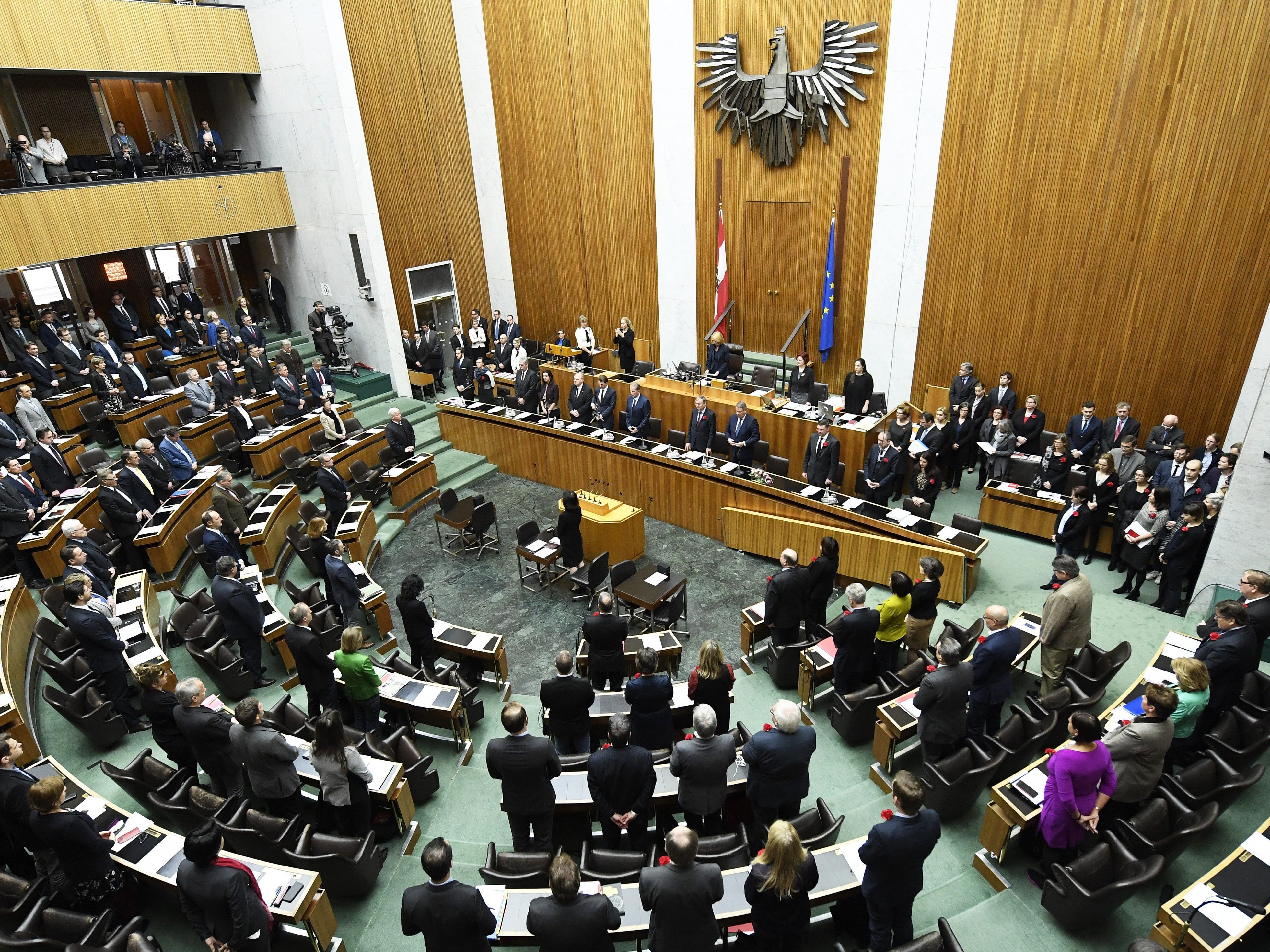 Um neun Uhr findet heute die erste Nationalratssitzung im neuen Jahr statt.