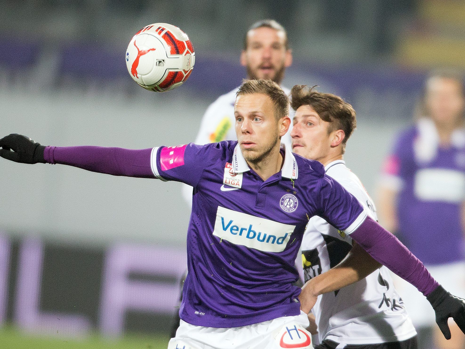 Marco Meilinger bei einem Fußballspiel.