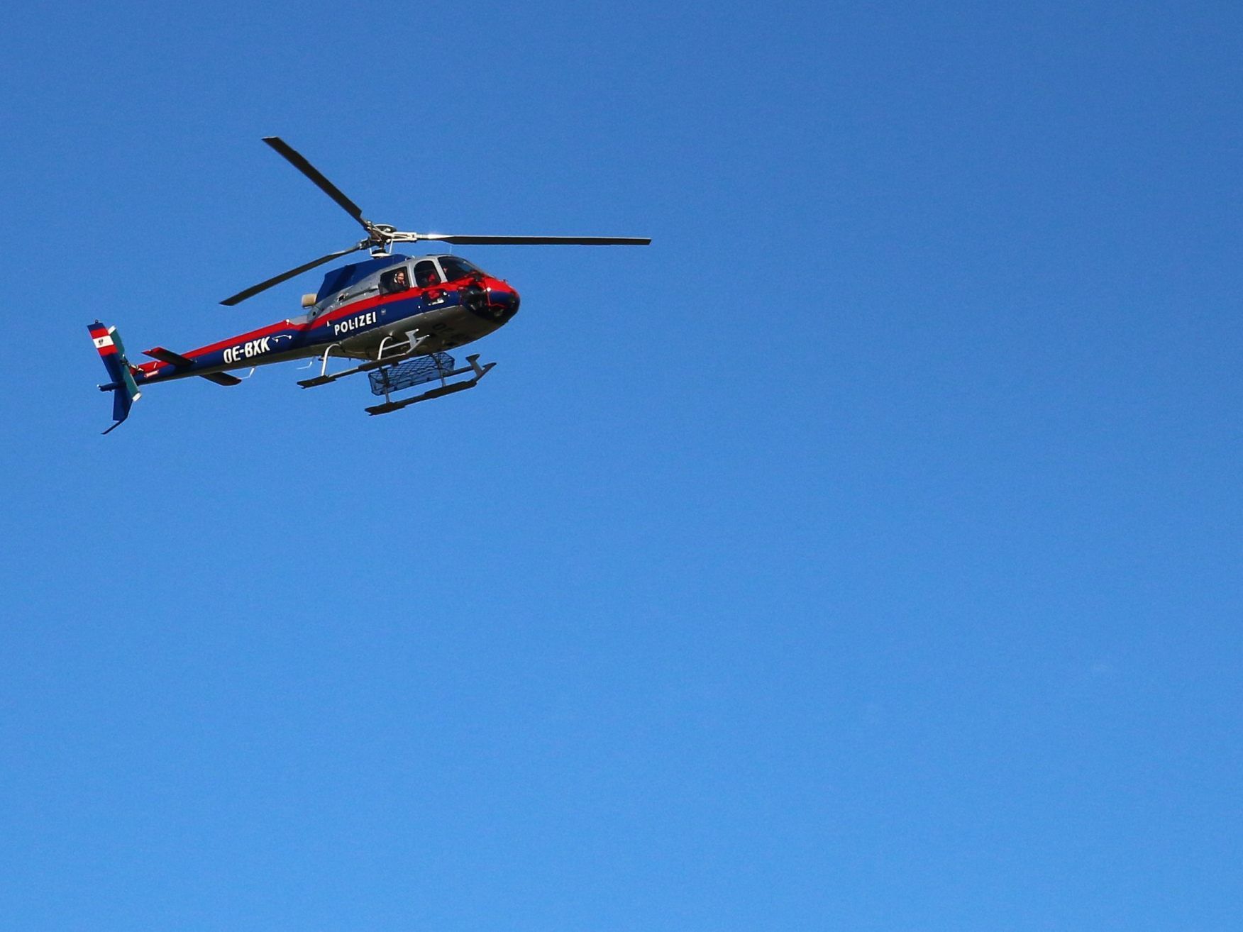 Der Polizeihubschrauber "Libelle" bor