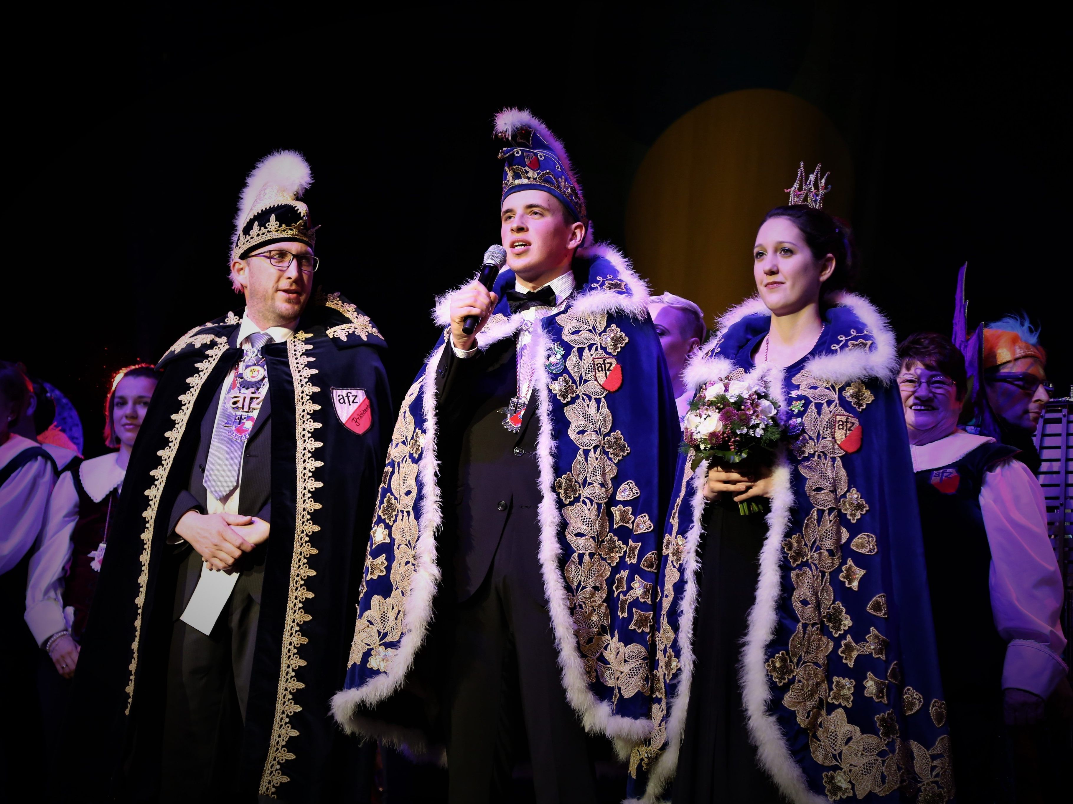 Präsident Heimo Breuss mit dem heurigen Prinzenpaar.