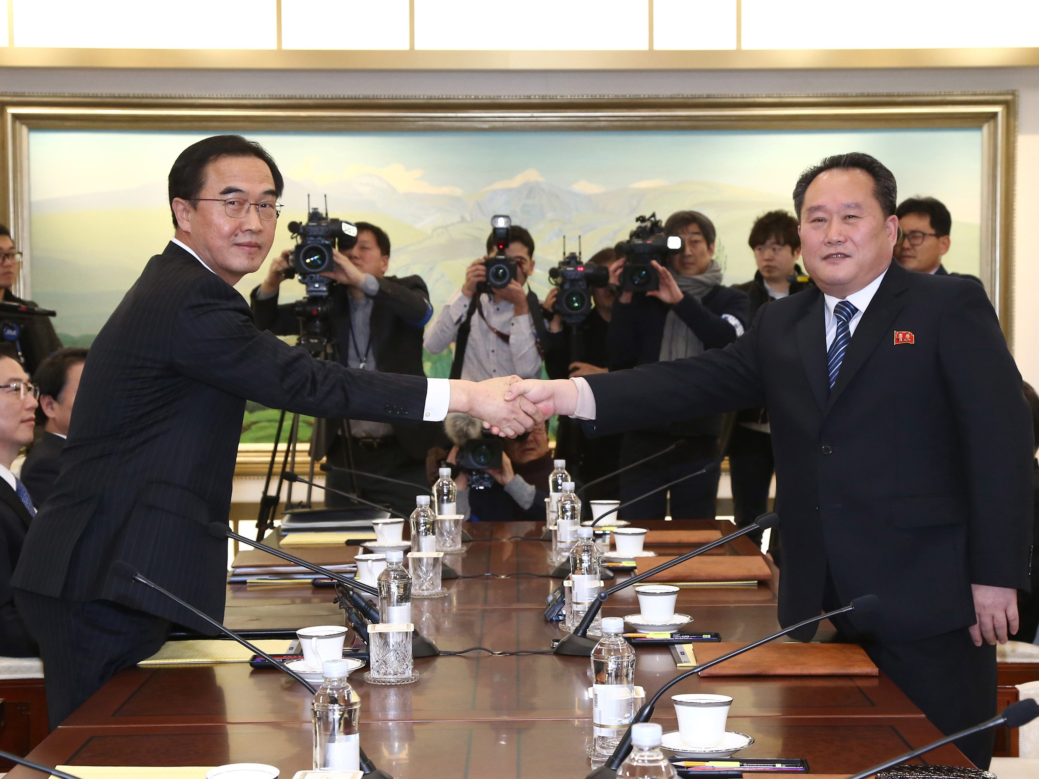 Südkorea schlug Nordkorea militärische Gespräche vor.
