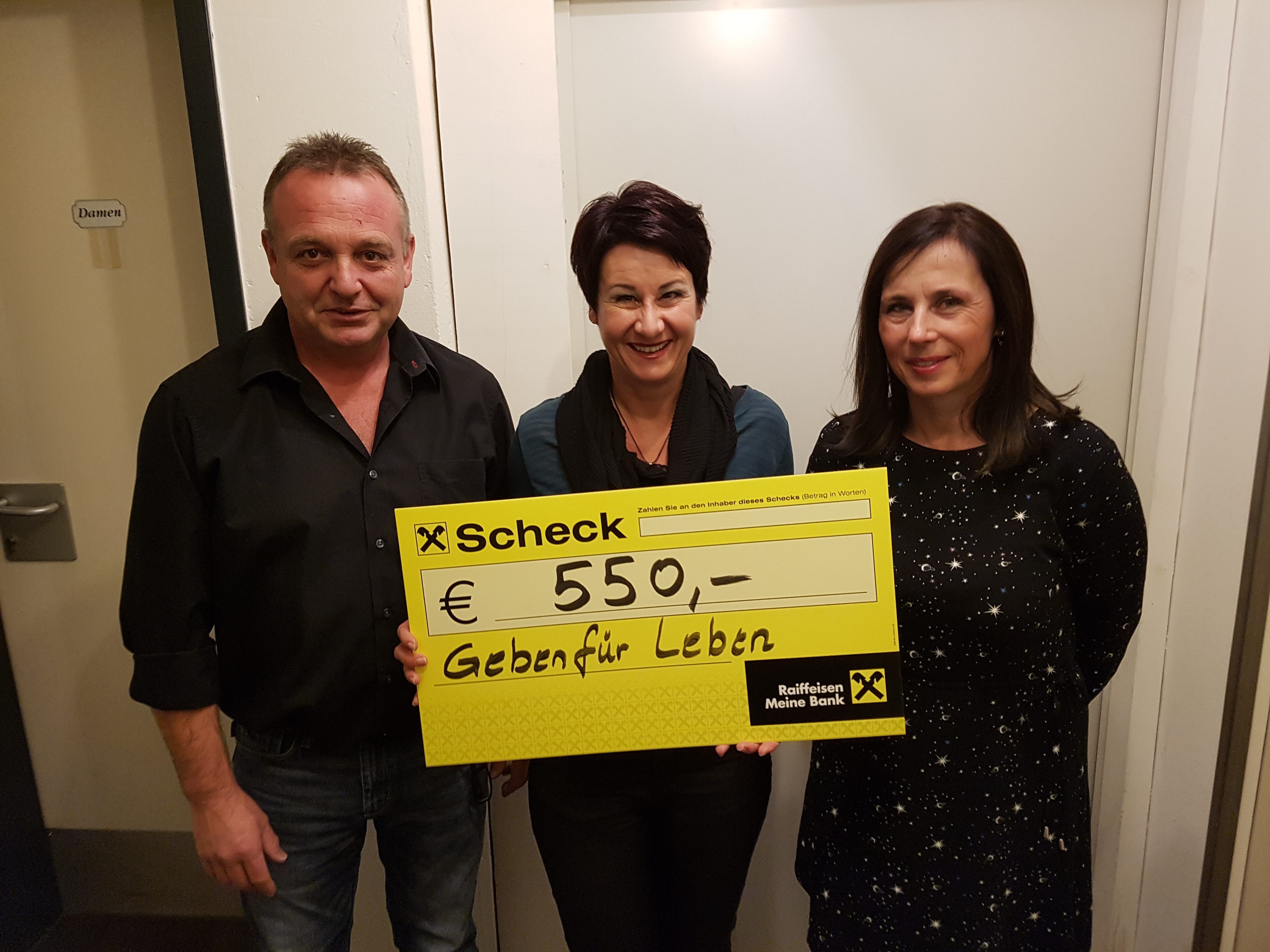 Geben für Leben durfte sich über viele Spenden freuen.