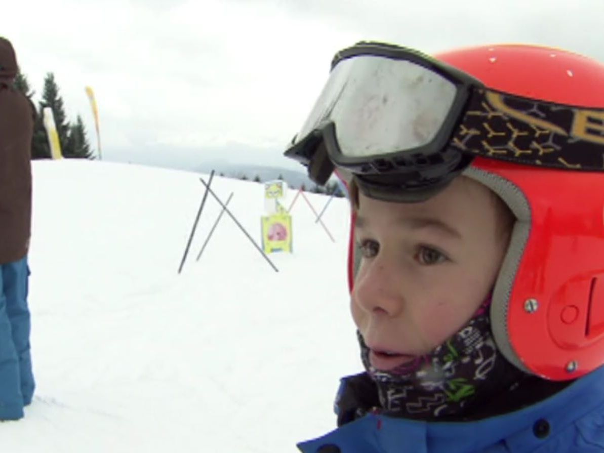 Die Kinder freuten sich sichtlich über den Tag im Schnee.