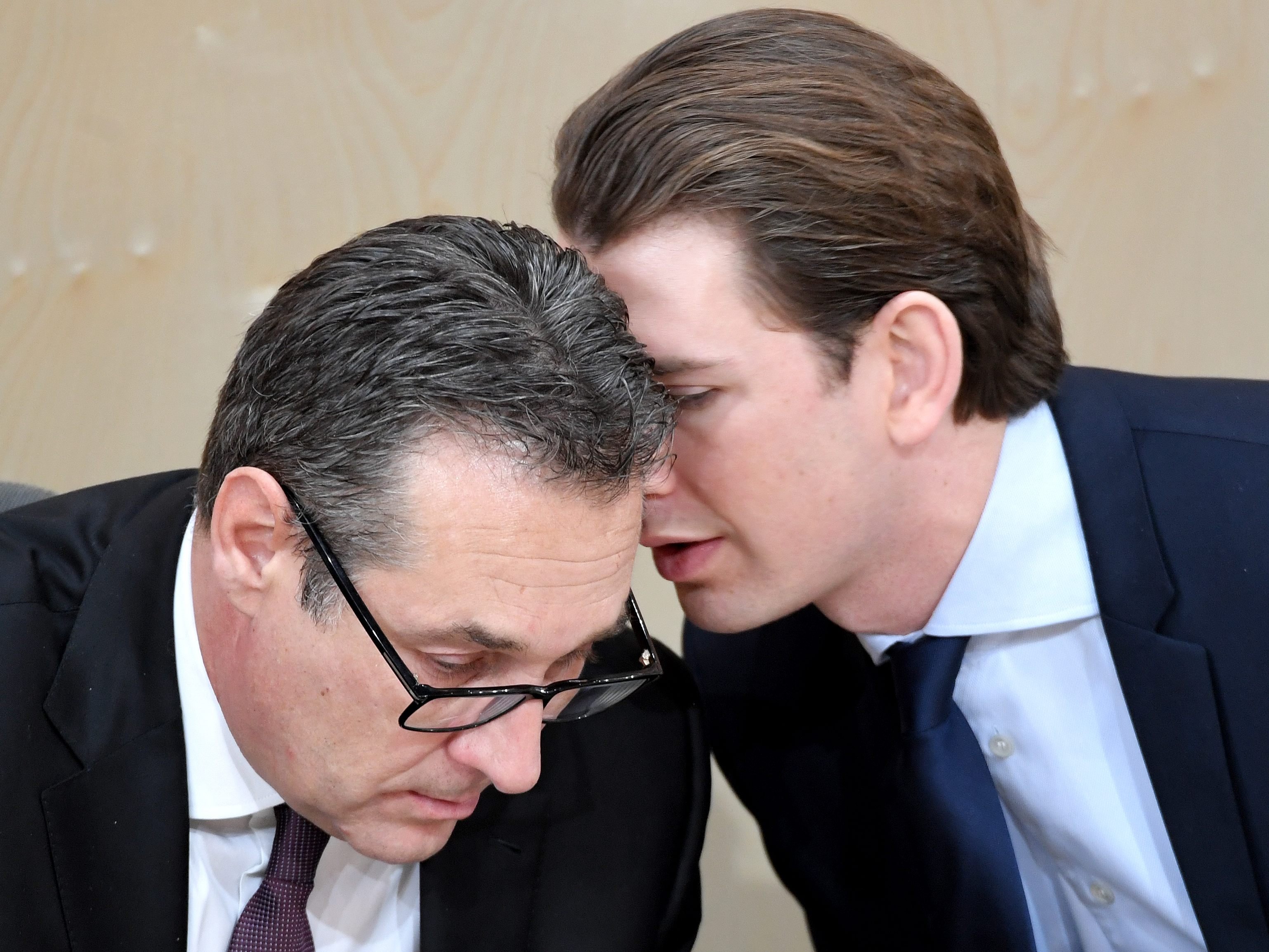 Kurz und Strache vor Doppelbudget 2018/19: