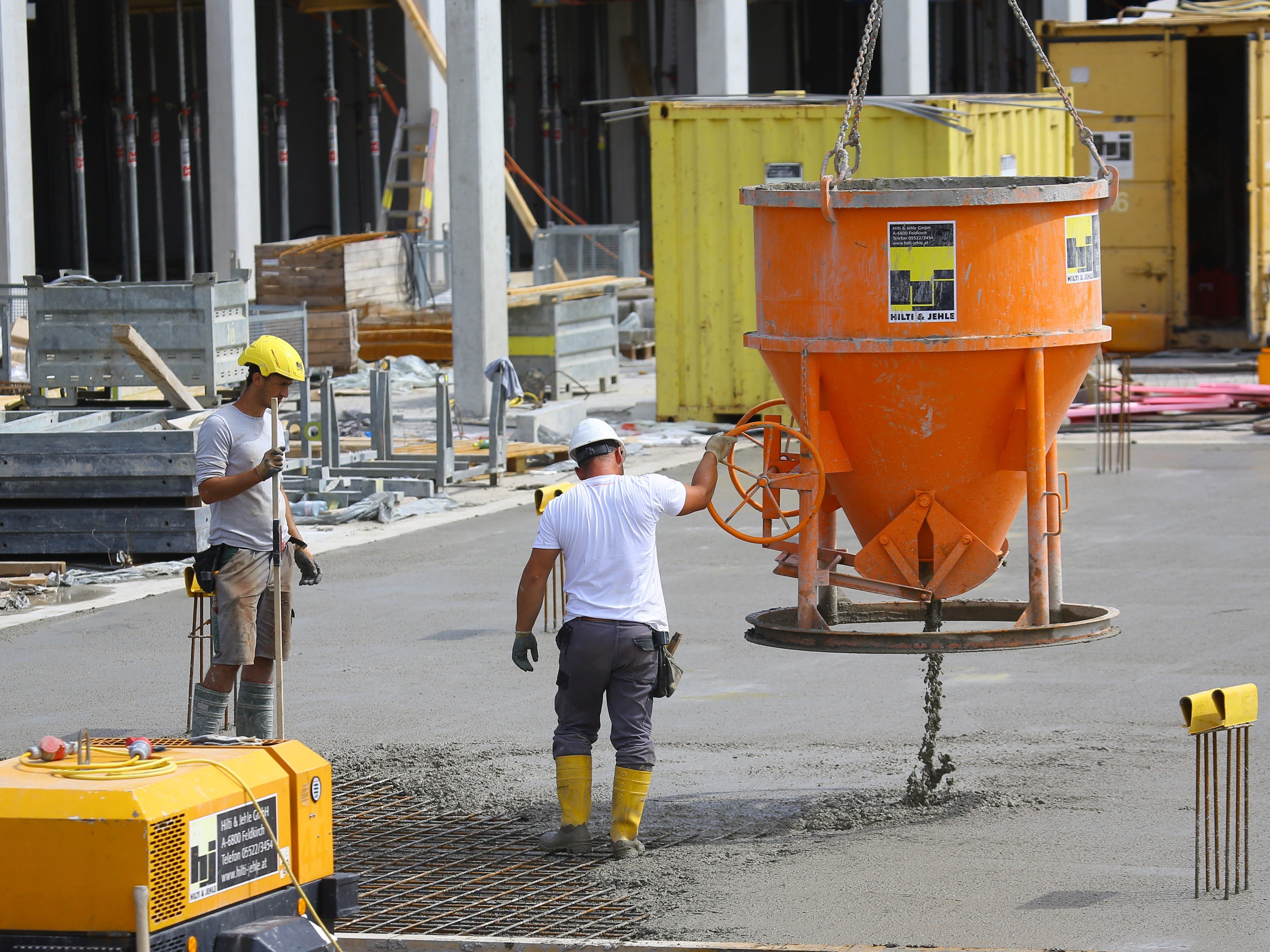 Die Baufirmengruppe Hilti & Jehle profitiert von der boomenden Bauwirtschaft.