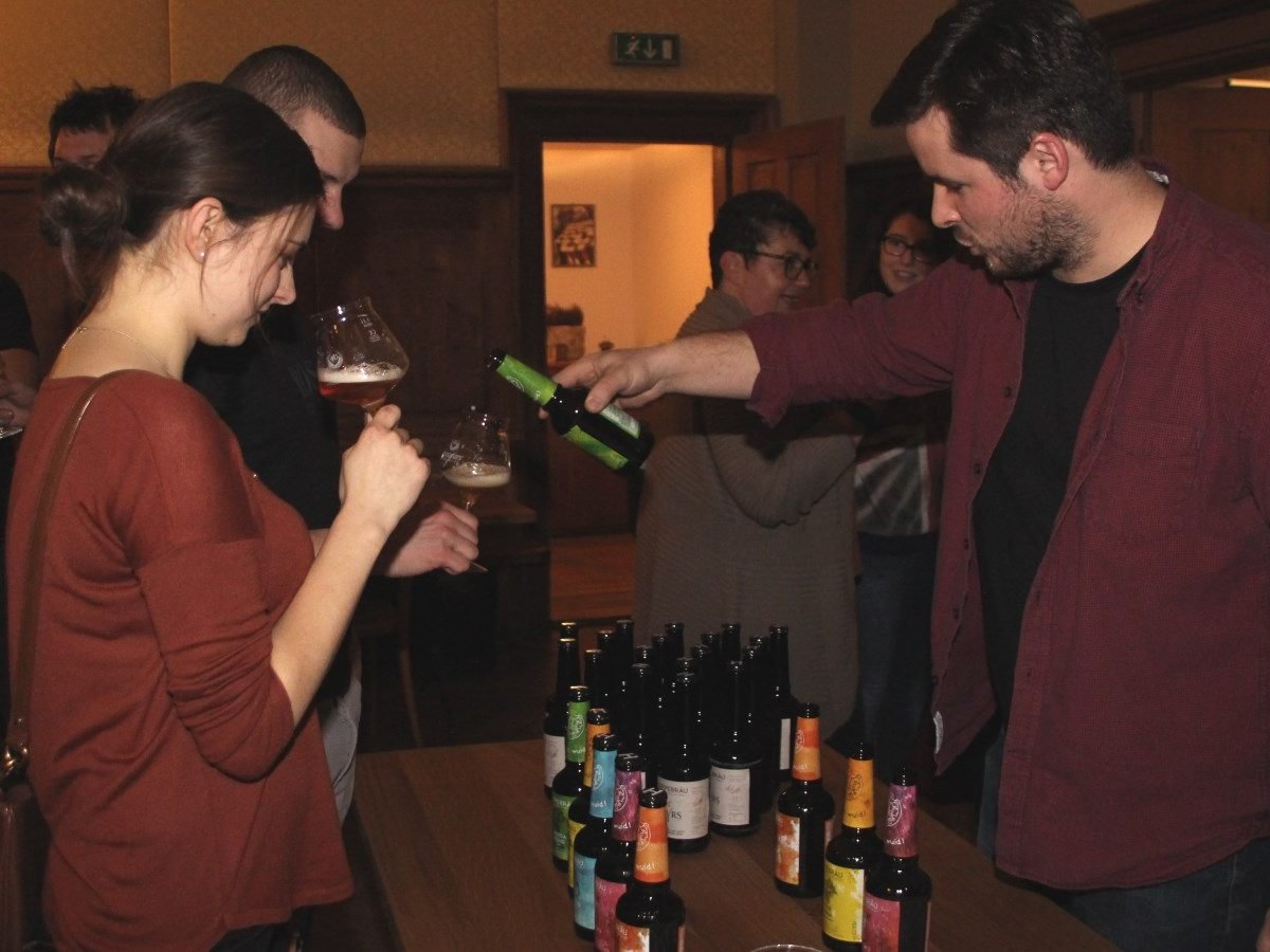 Die Bierdegustation von Hoppebräu erfreute sich großer Beliebtheit.