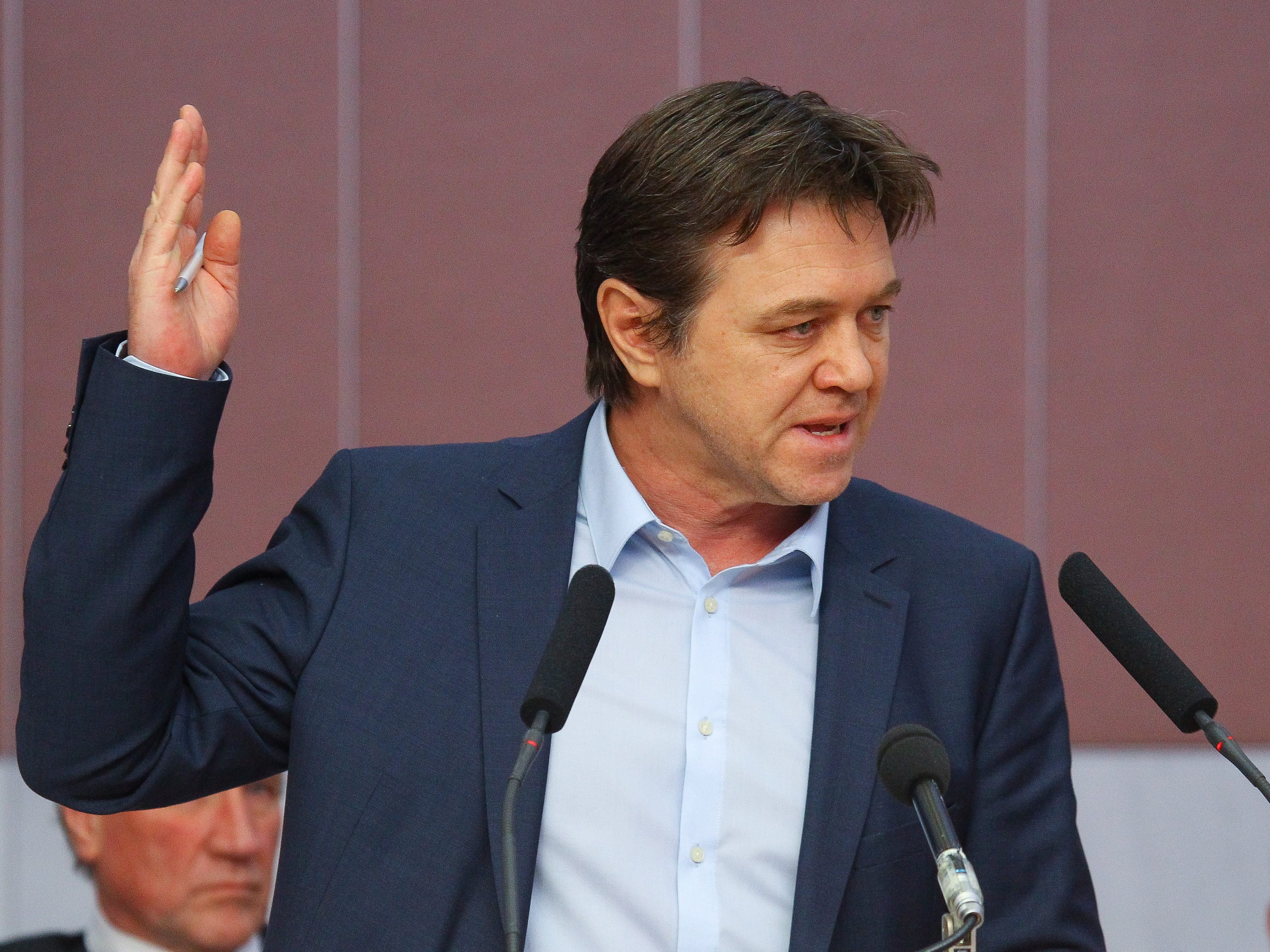 Christoph Waibel kritisierte Landeshauptmann Wallner.