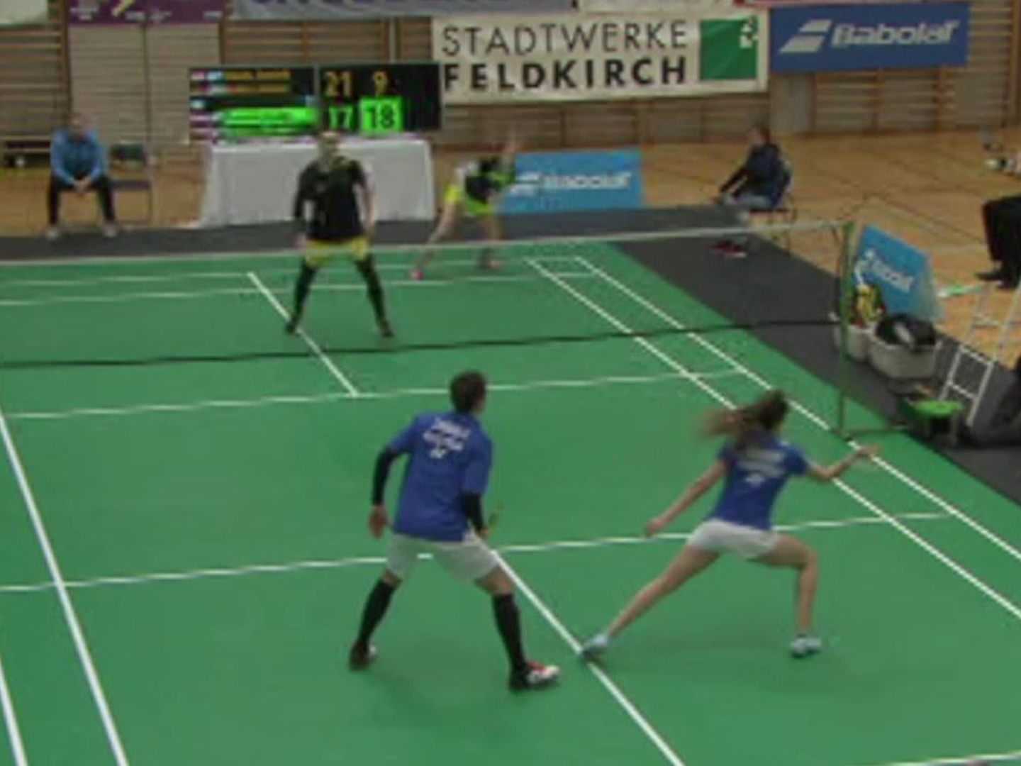 Zwei Titel für Vorarlberger Badminton-Doppel bei den Österreichischen Staatsmeisterschaften.