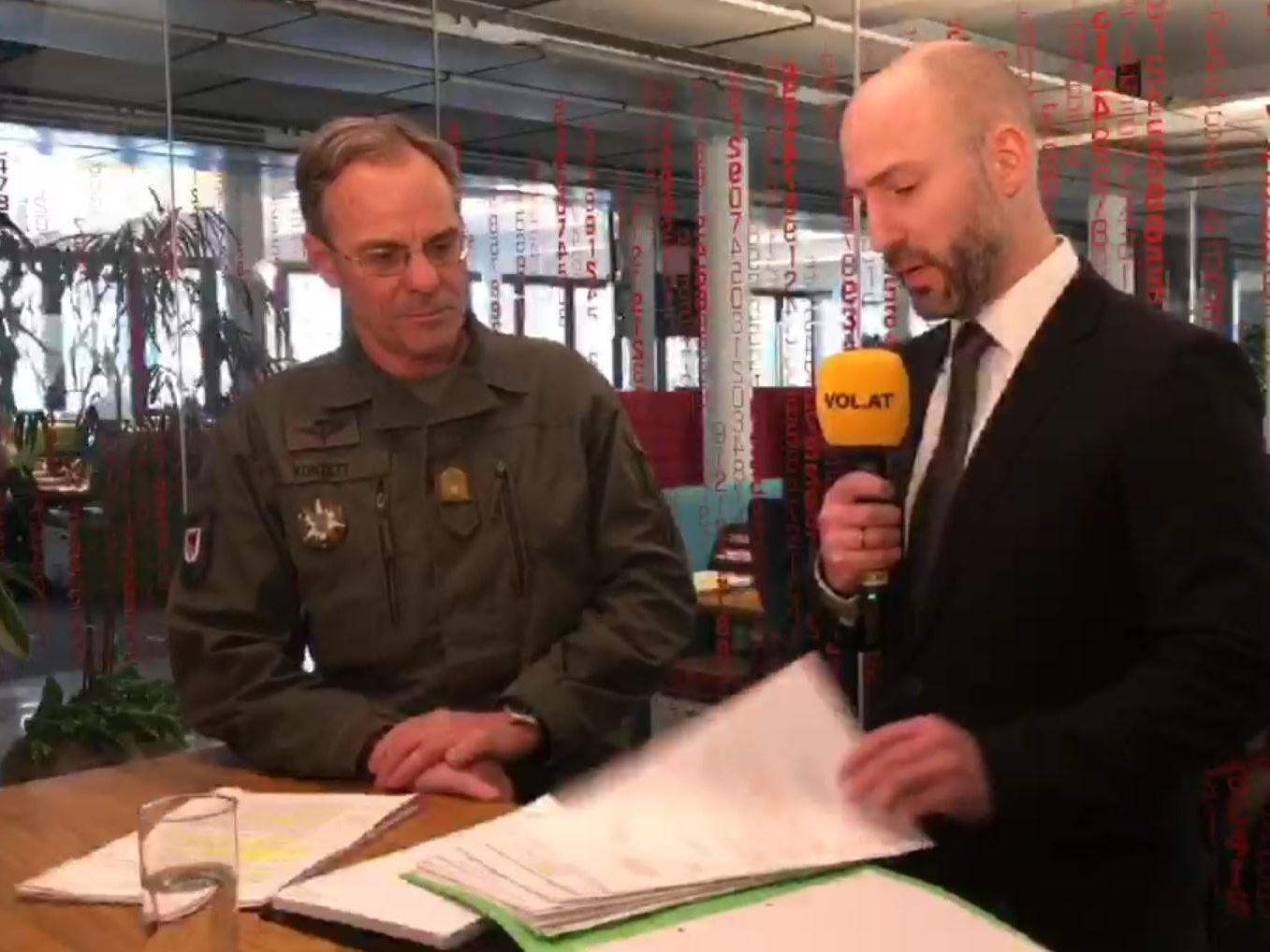 Im VOL.AT-Talk zur Causa Hagen: Anwalt Pichler und Brigadier Konzett.