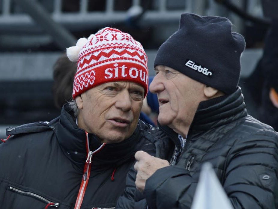 Ein Archivbild: Peter Schröcksnadel mit Charly Kahr.