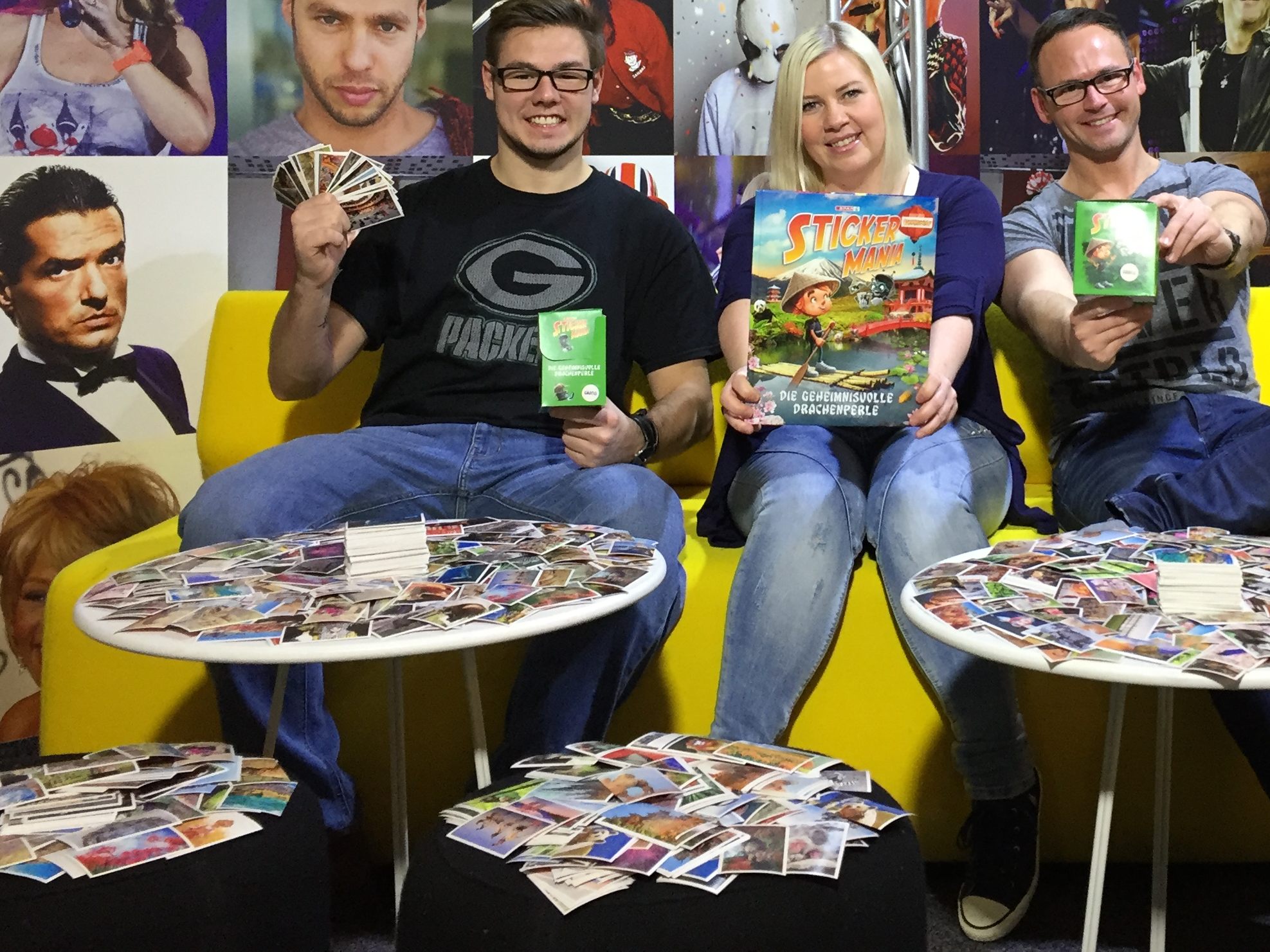 Heute ab 11.00 Uhr bei Russmedia in Schwarzach: Die Stickermania-Tauschbörse.