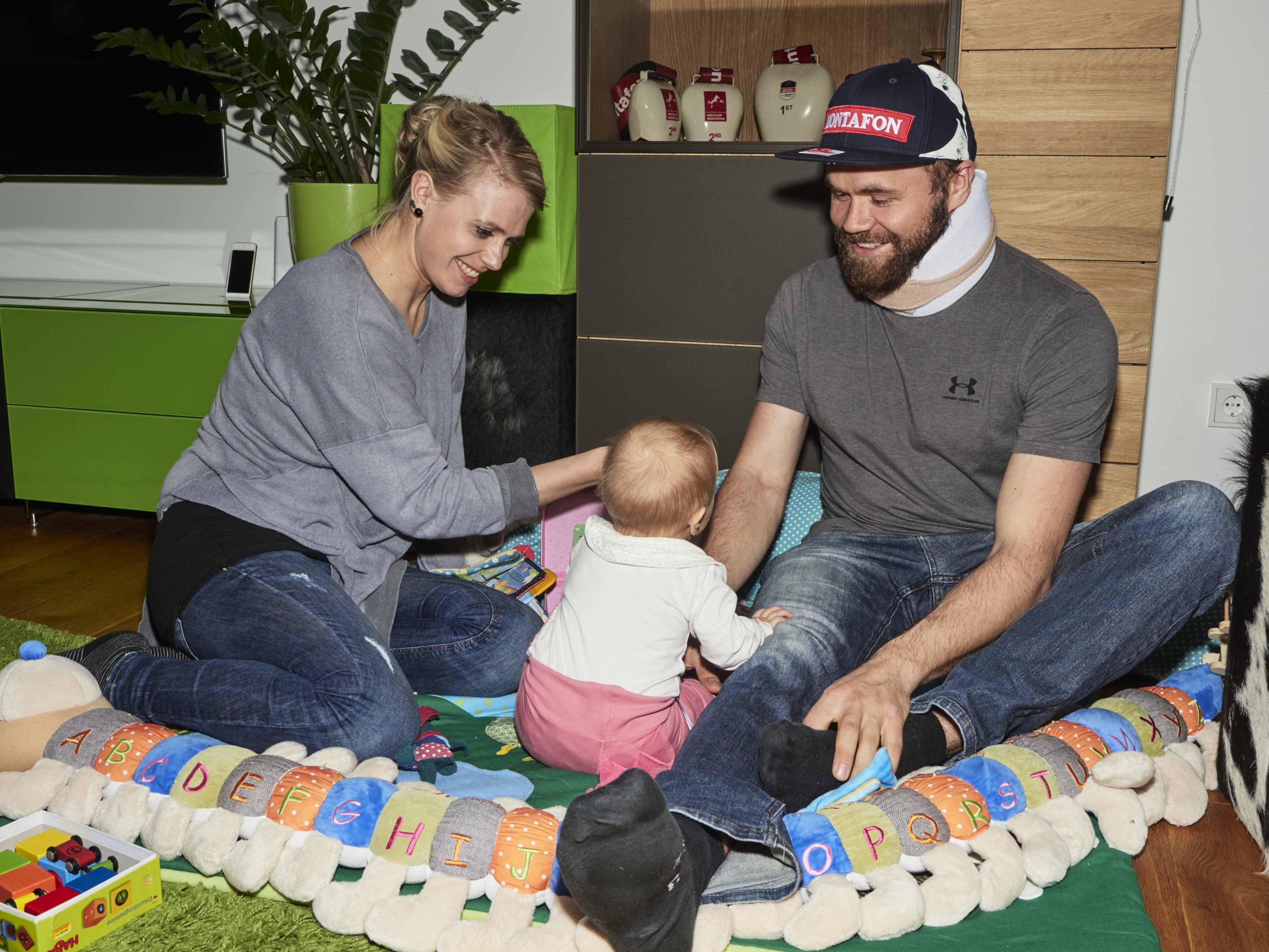 Markus verbringt jede freie Minute mit seiner Partnerin Karo und ihrer gemeinsamen Tochter, der kleinen Mathilda.