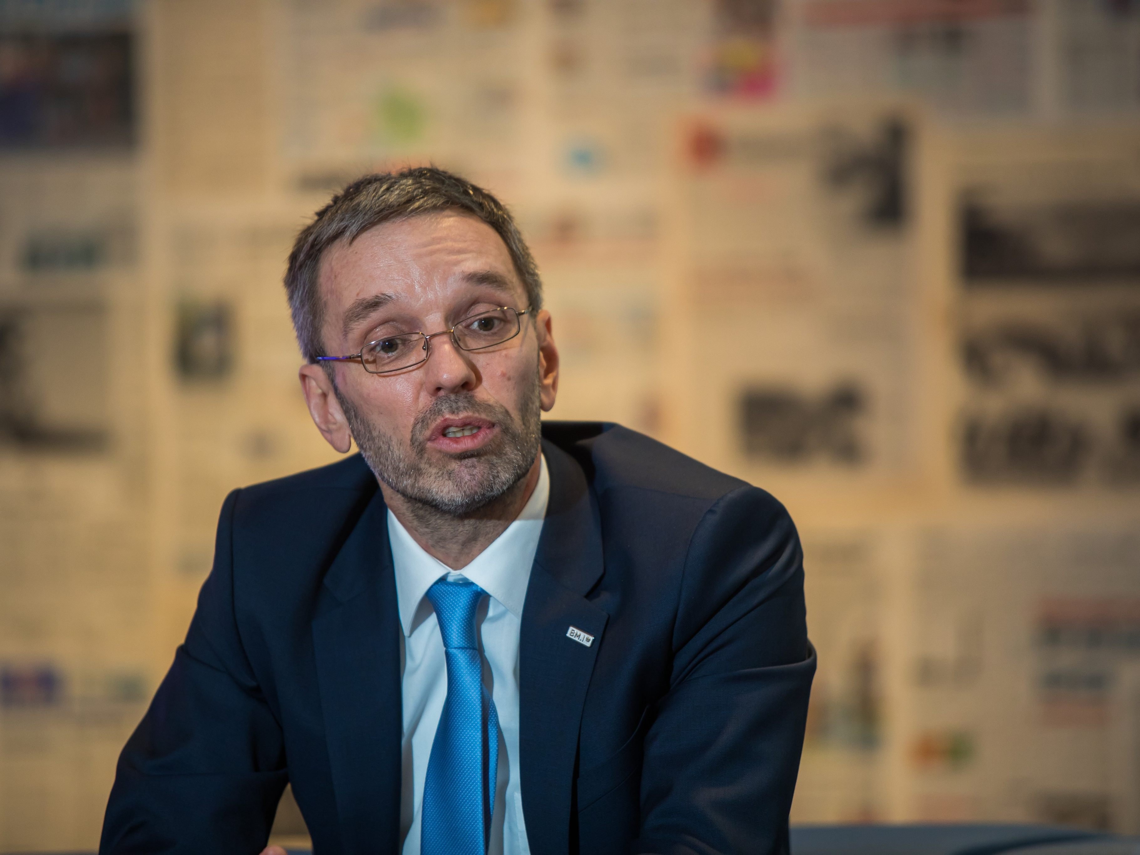 Innenminister Kickl schnürt ein Maßnahmenpaket für die Vorarlberger Polizei.