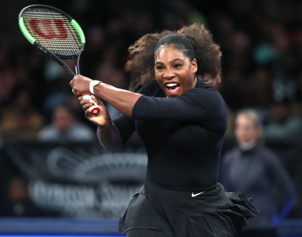 Serena Williams beim Tie Break Tens im Madison Square Garden, New York. - AP 