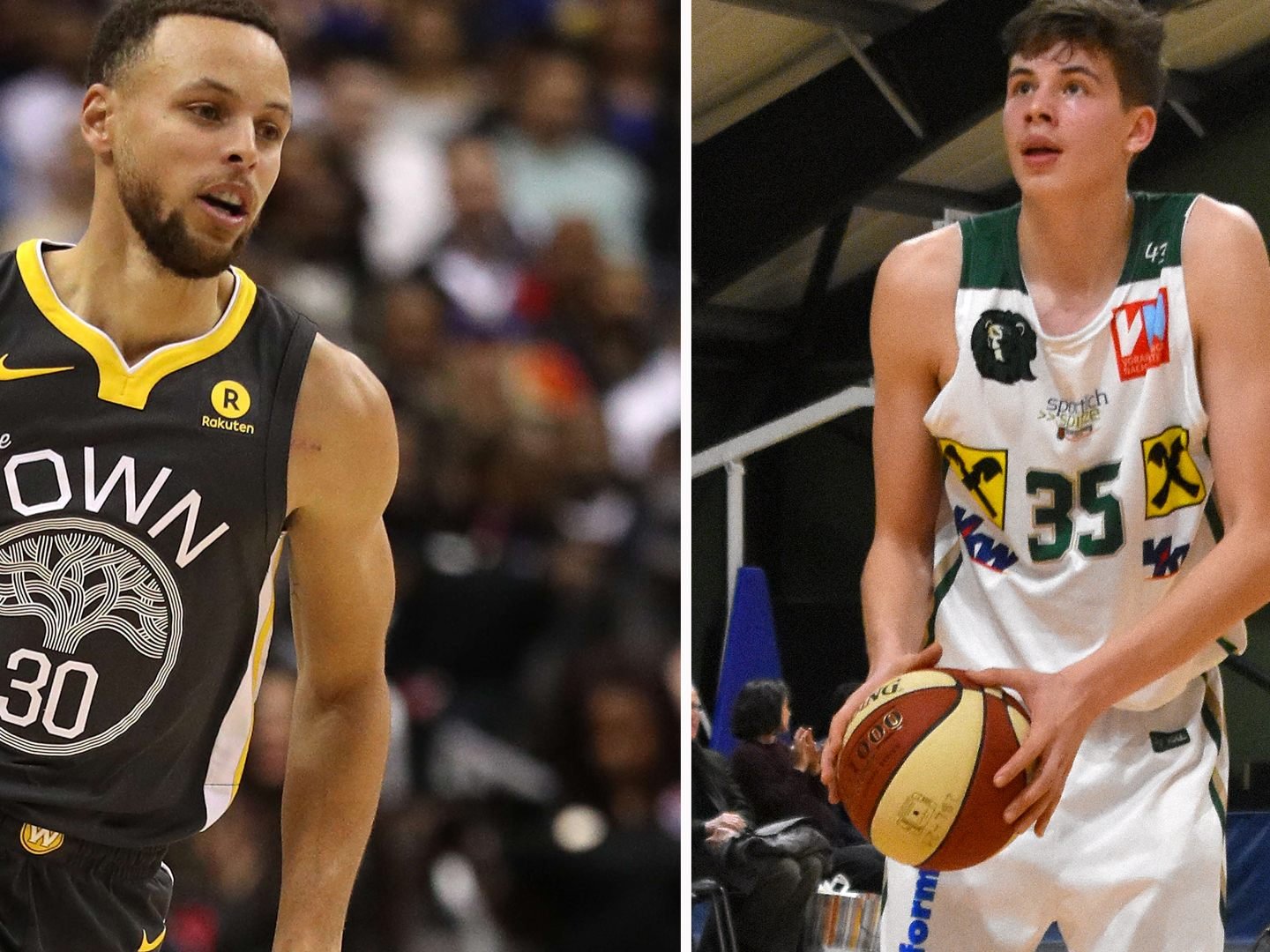Das Vorarlberger Basketball-Talent Luka Brajkovic wechselt an das College von Stephen Curry.