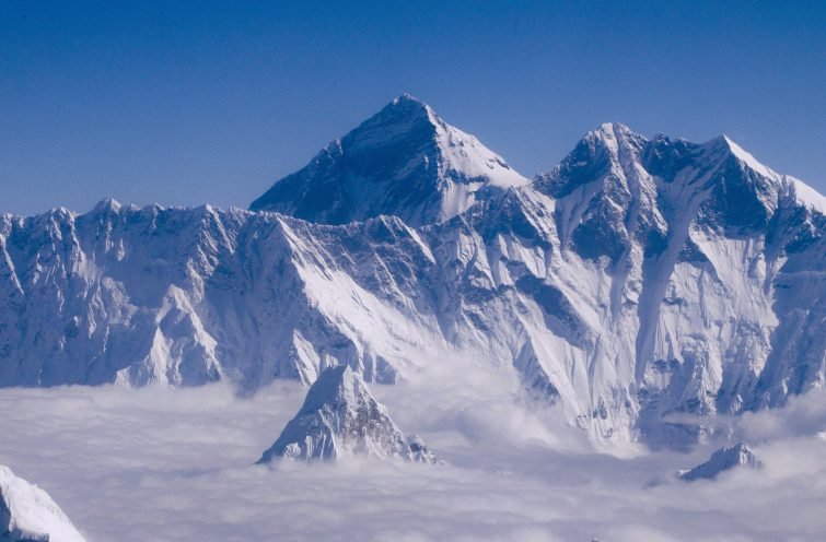 Blick auf den Mount Everest.