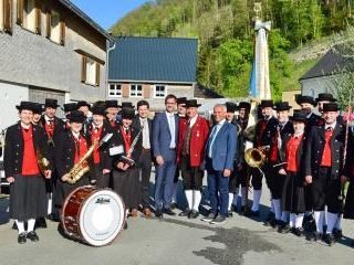 Feierlich wurde das neue Feuerwehr- und Vereinshaus in Schnepfau eröffnet.