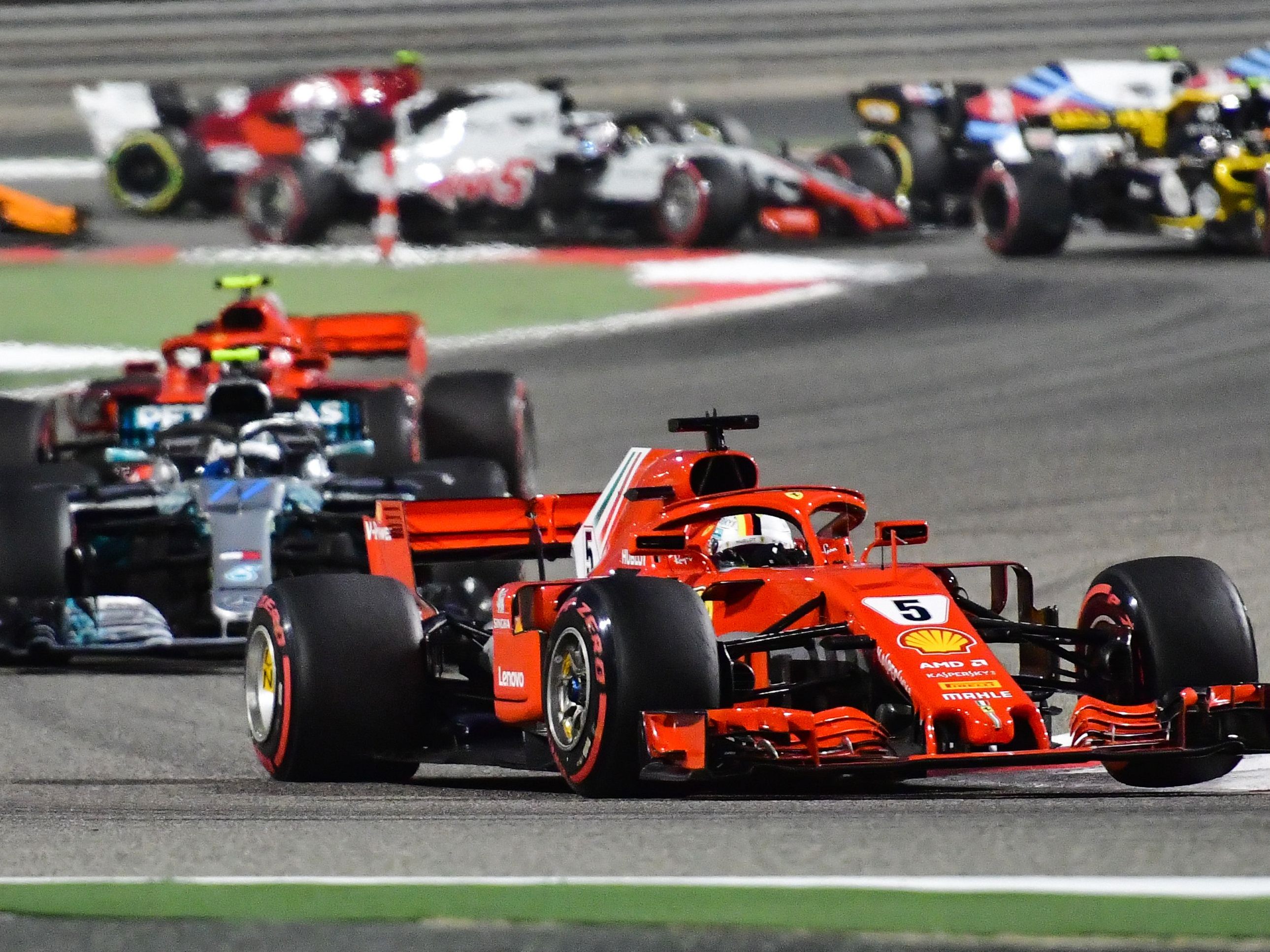 Sebastian Vettel war vom Start weg nicht zu schlagen.