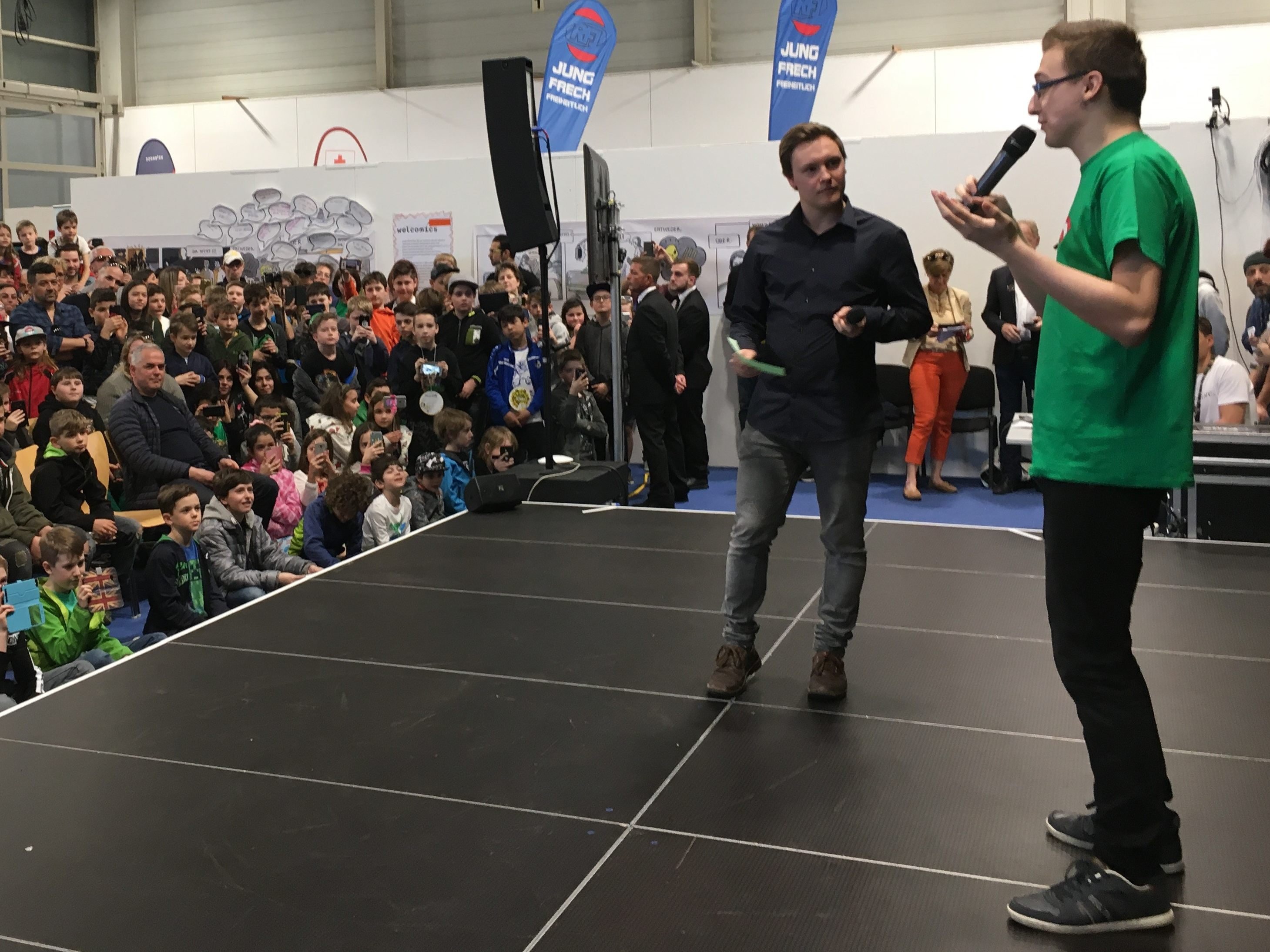 "Meet and Greet" mit Chasofloh44 auf der Messe in Dornbirn.