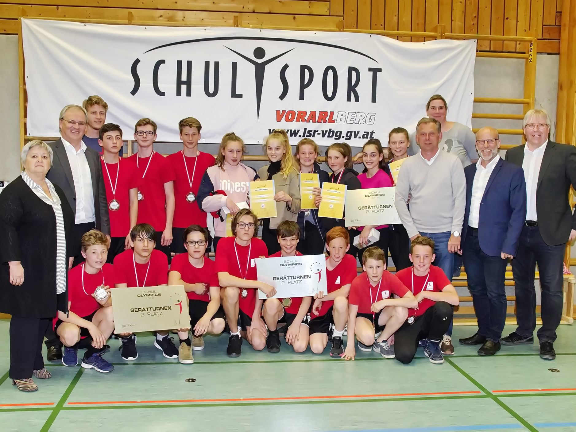 Hervorragende Leistungen bei Schul Olympics in Wolfurt.