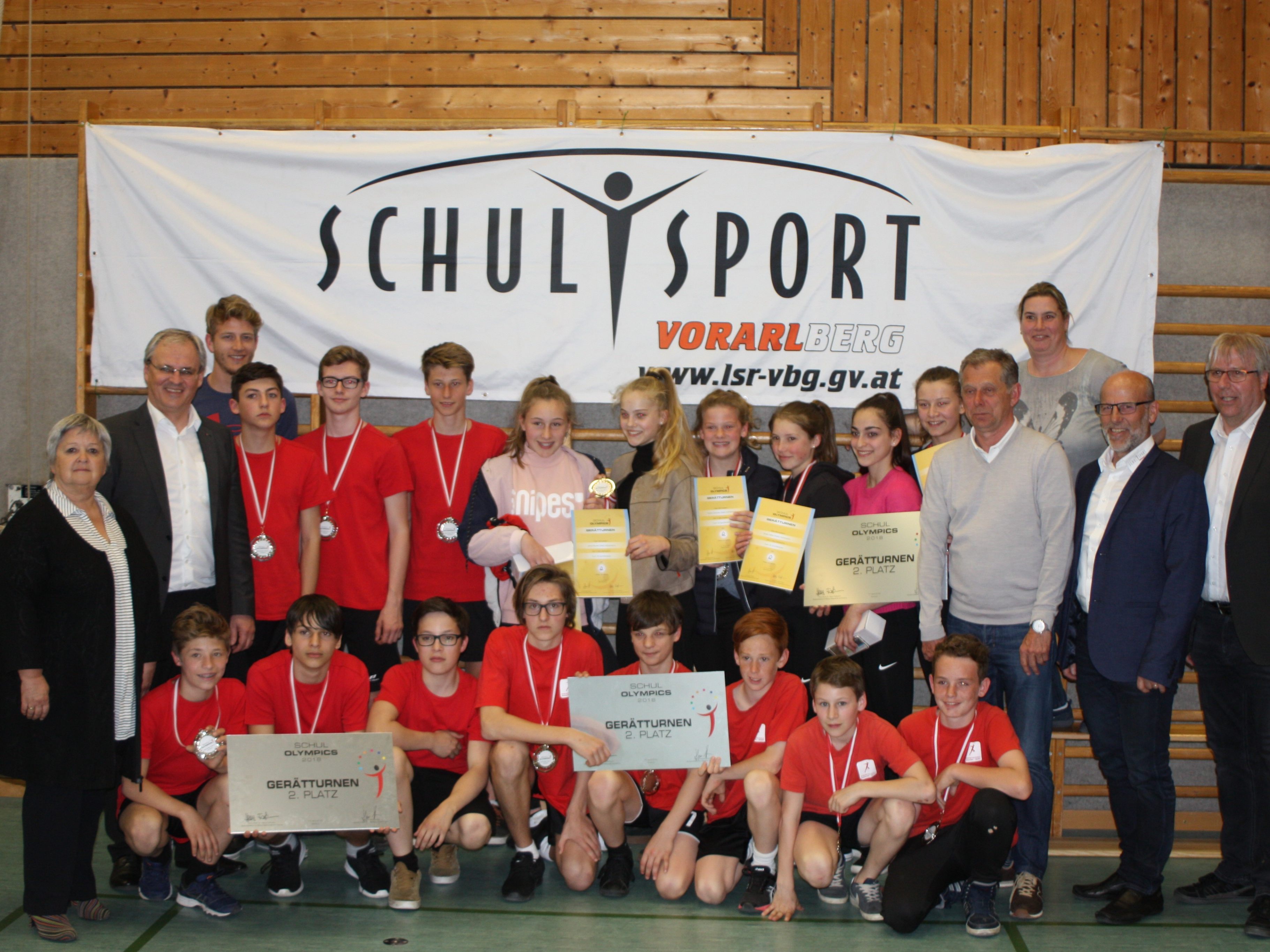 Alle Medaillengewinner der Vorarlberger Schulen