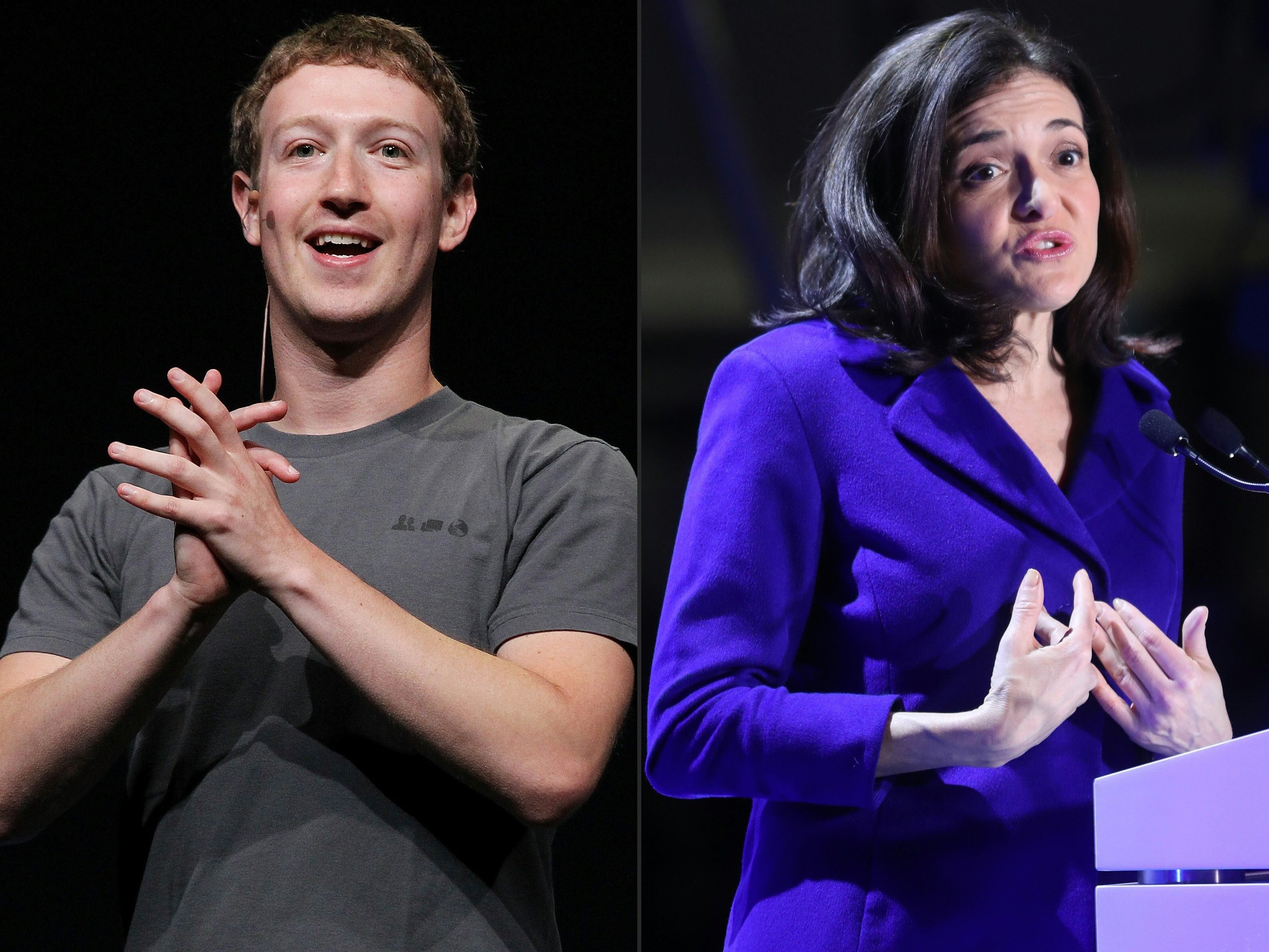 Mark Zuckerberg und Sheryl Sandberg.