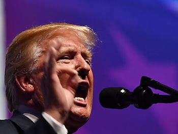 Donald Trump: "Peng. Komm her. Peng."