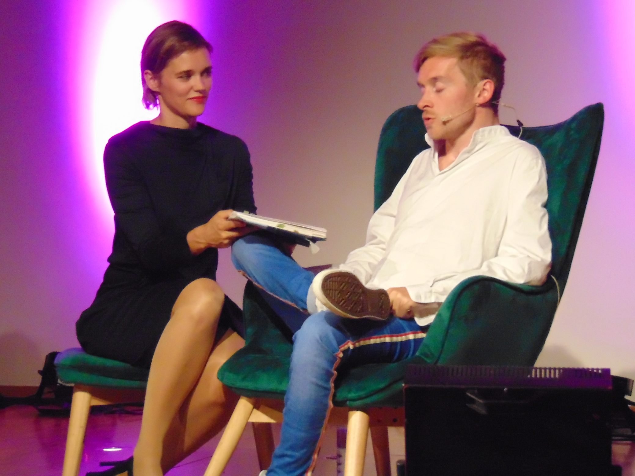 Samuel Koch mit seiner Frau Sarah