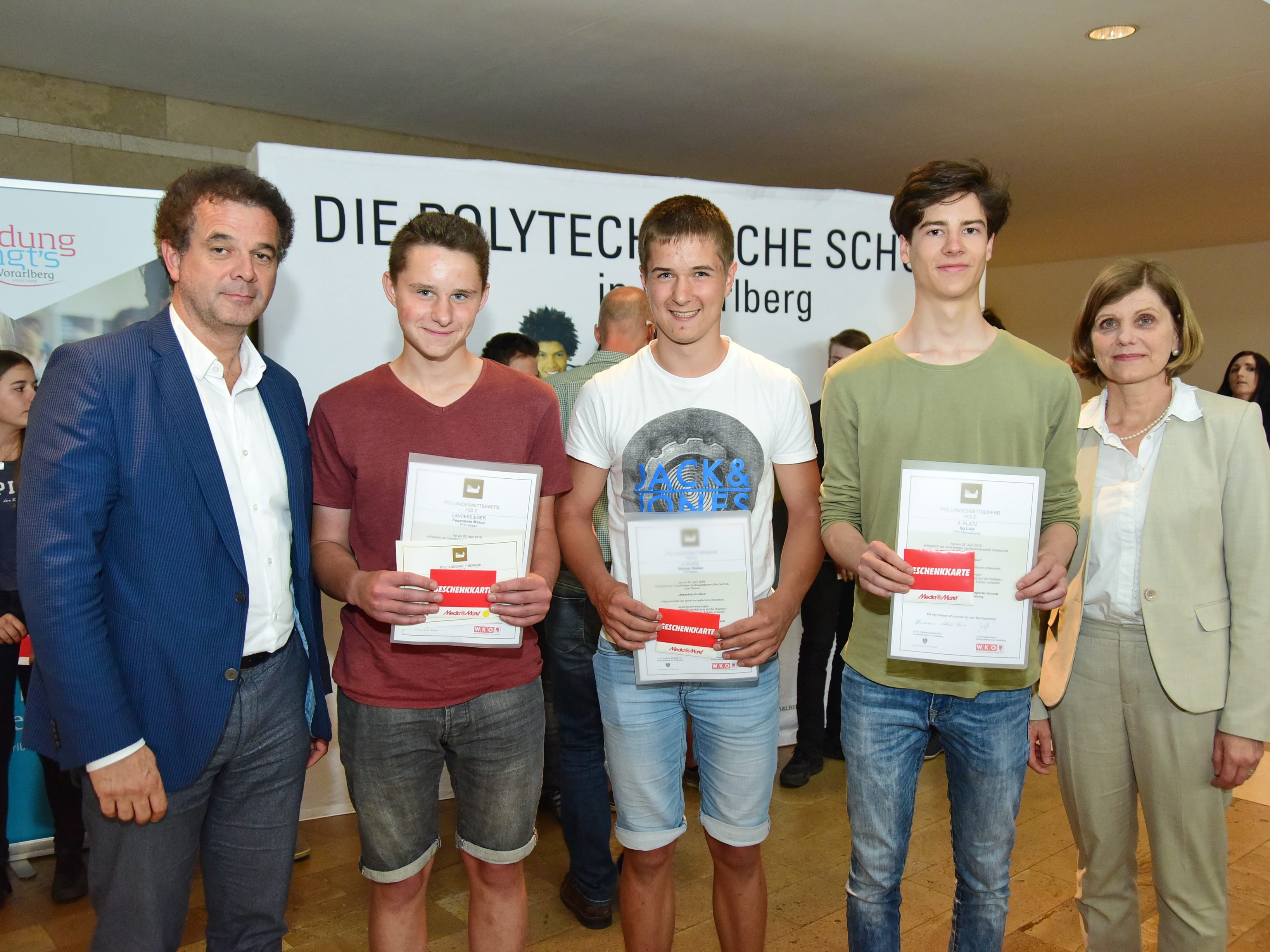 Schöbi-Fink gratulierte den Siegern.