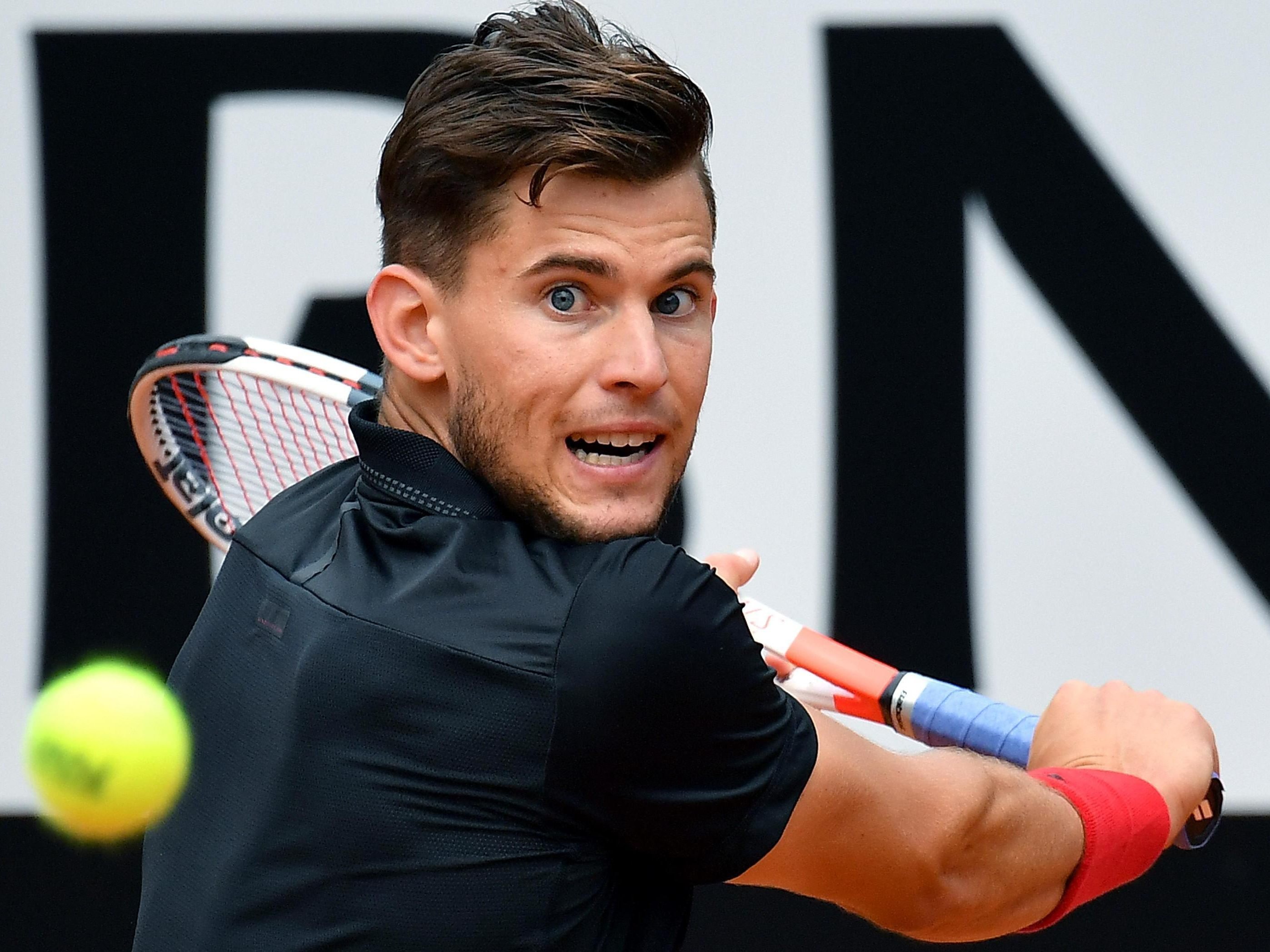 Dominic Thiem steht im Fanale des ATP-Turiniers in Lyon.