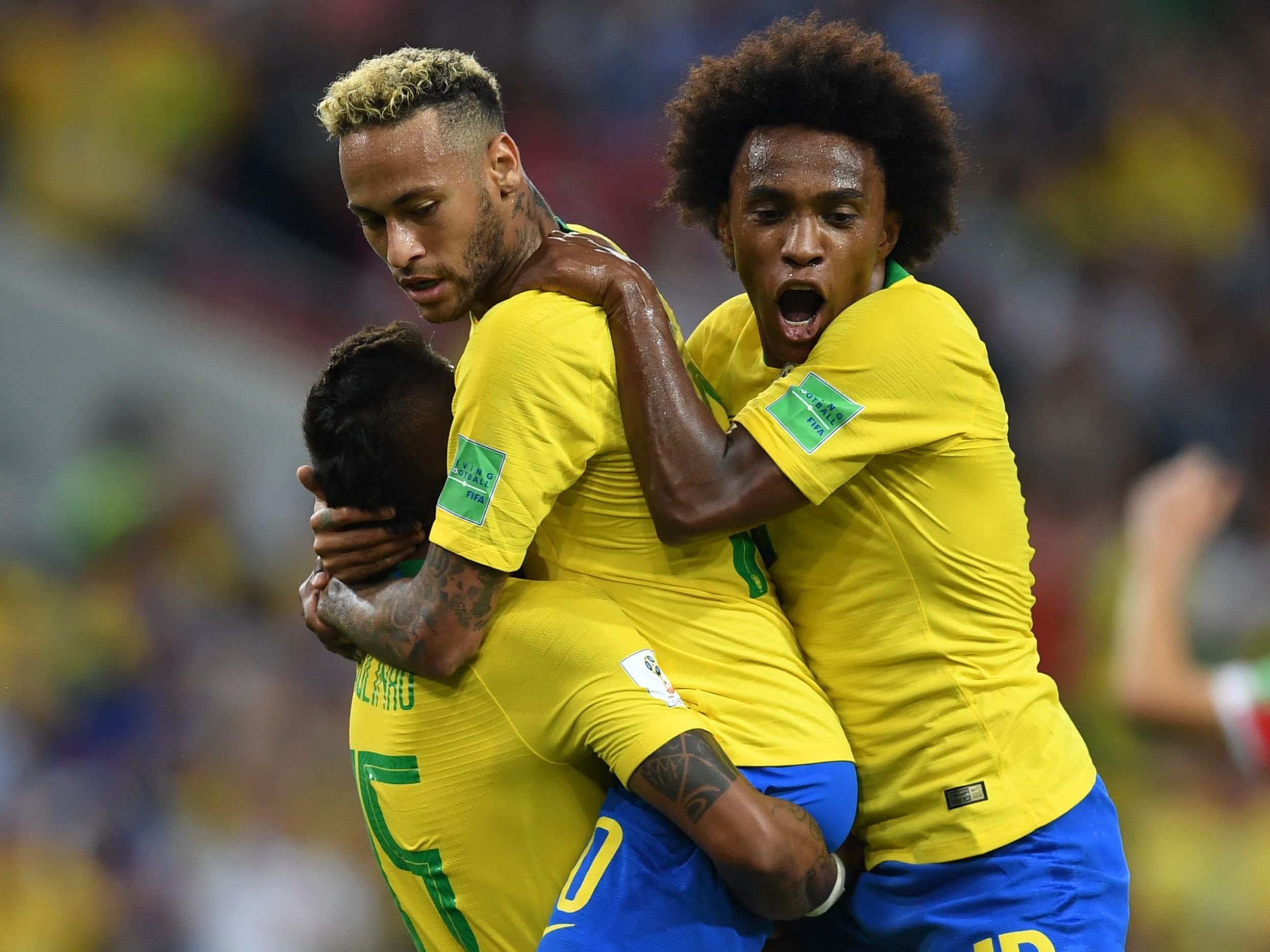 Die Brasilianer präsentierten sich heute erstmals in überzeugender Form.
