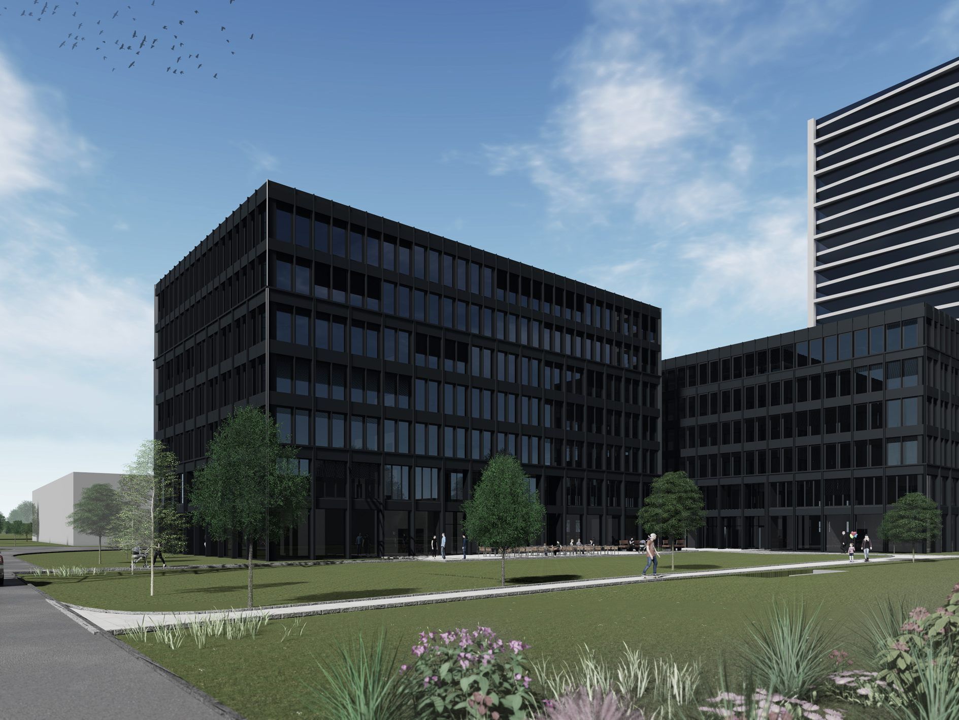 Rendering des ‚Hochbord‘-Bauvorhabens