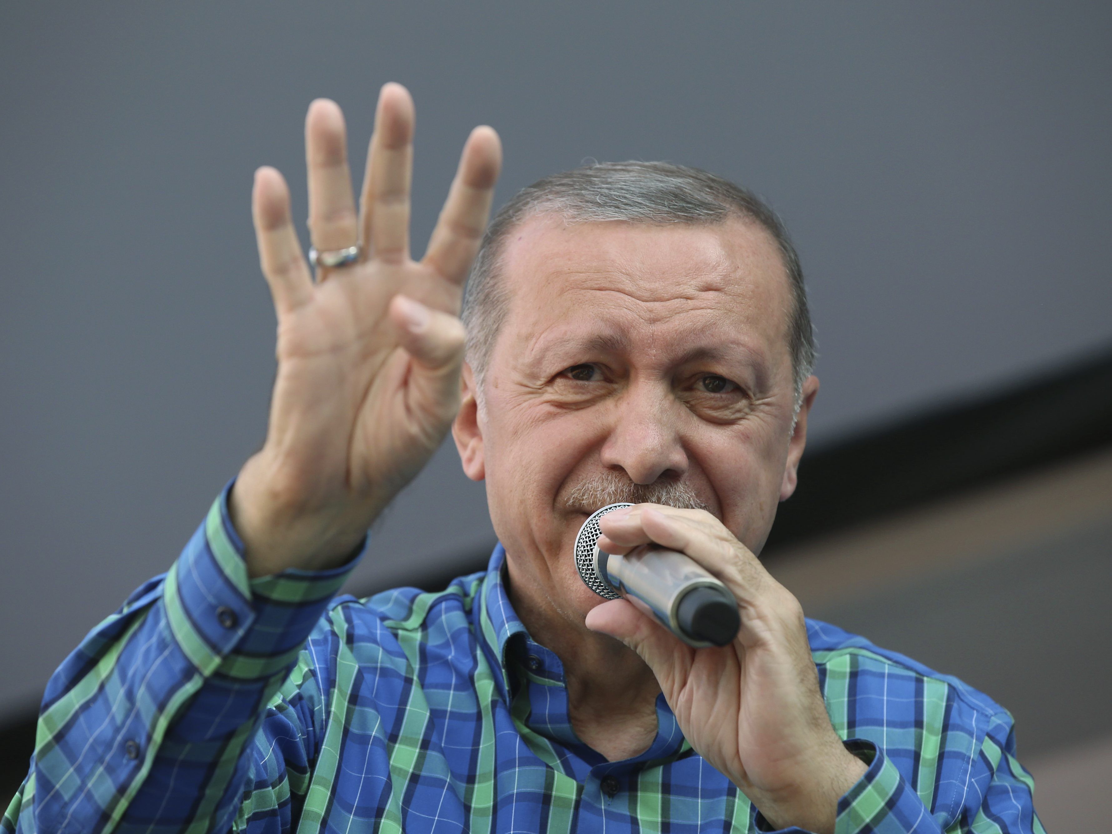Der türkische Präsident lies sich bei seiner Rede über Kurz und Österreich aus.
