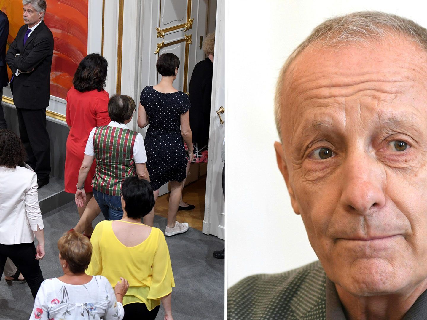 Die Frauen verließen bei der Angebobung von Peter Pilz den Plenarsaal.