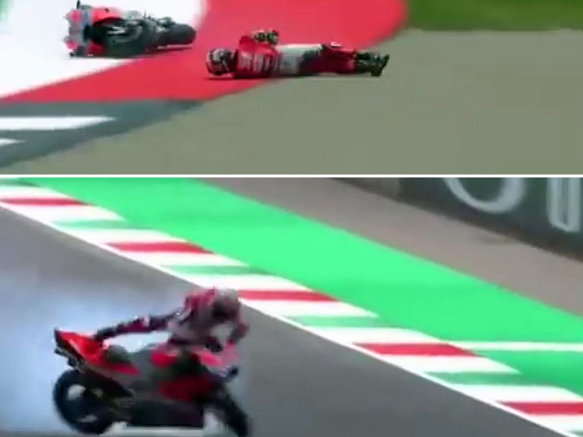 Der Motorrad-Pilot zog sich schwere Verletzungen zu.